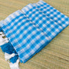 Mul cotton check saree