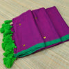 Mul cotton saree with Ginni work