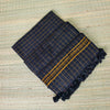 Premium mul cotton zari check saree