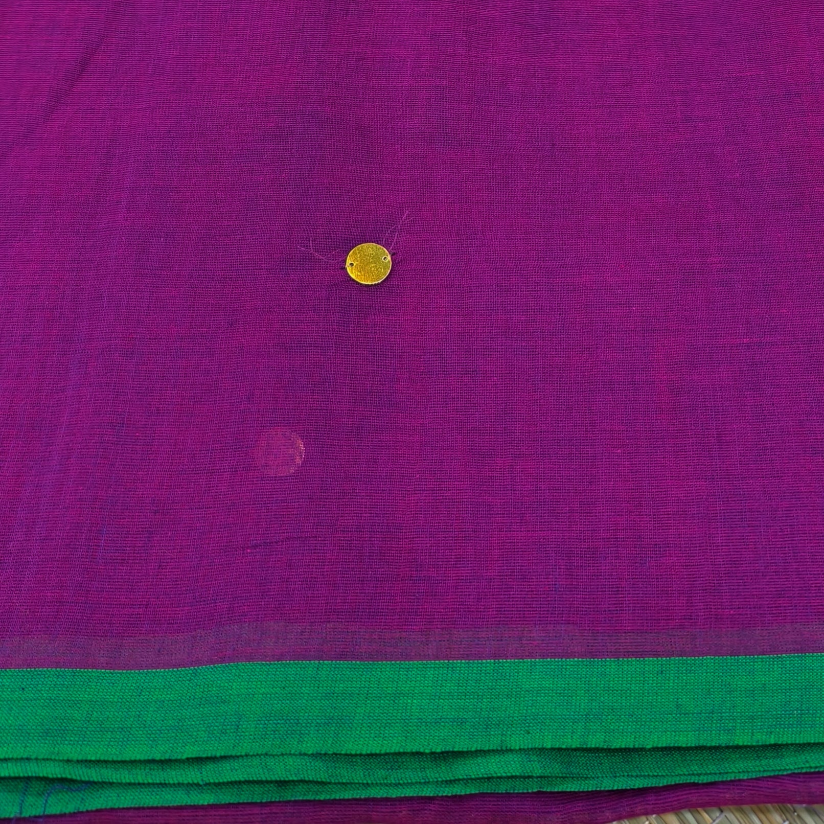 Mul cotton saree with Ginni work