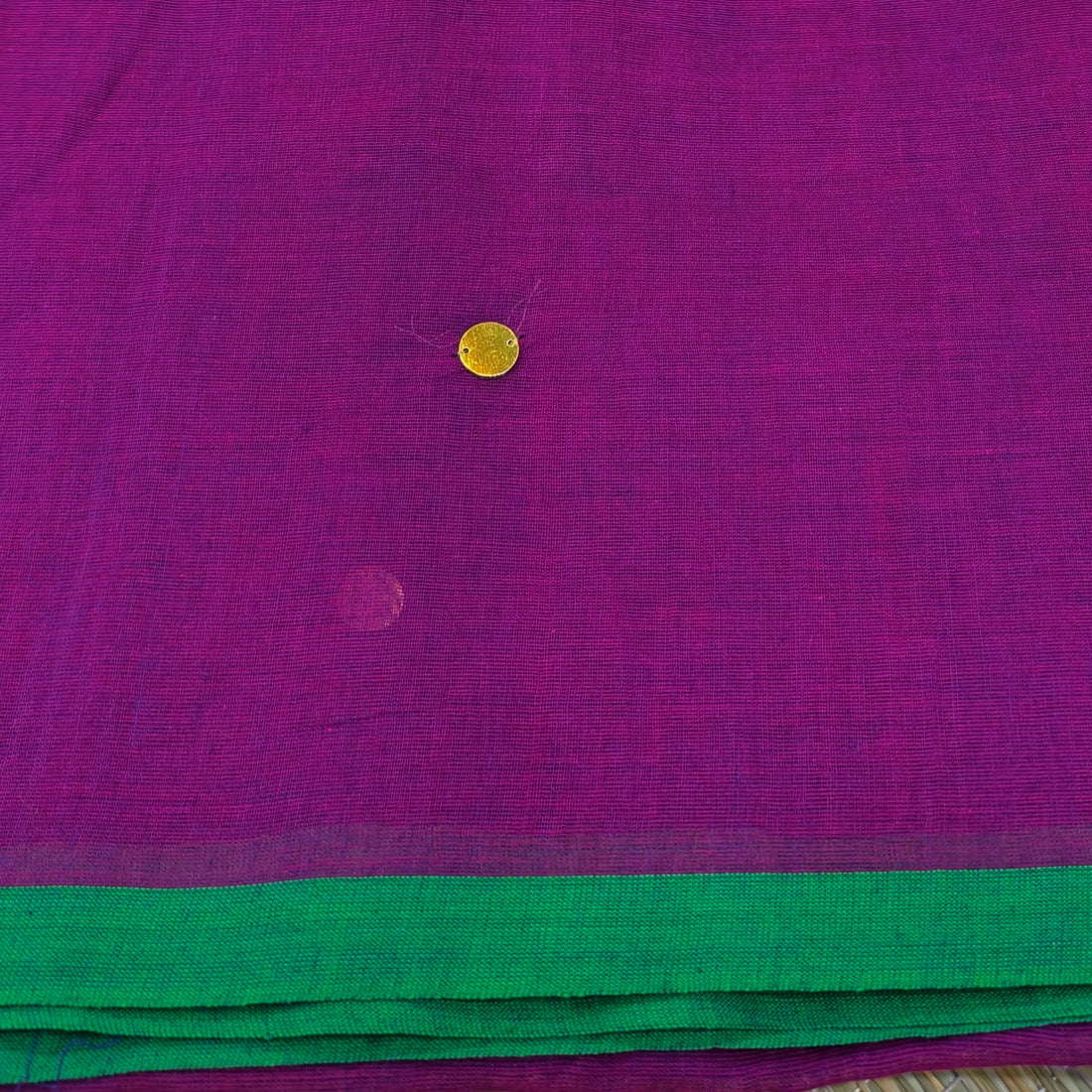 Mul cotton saree with Ginni work