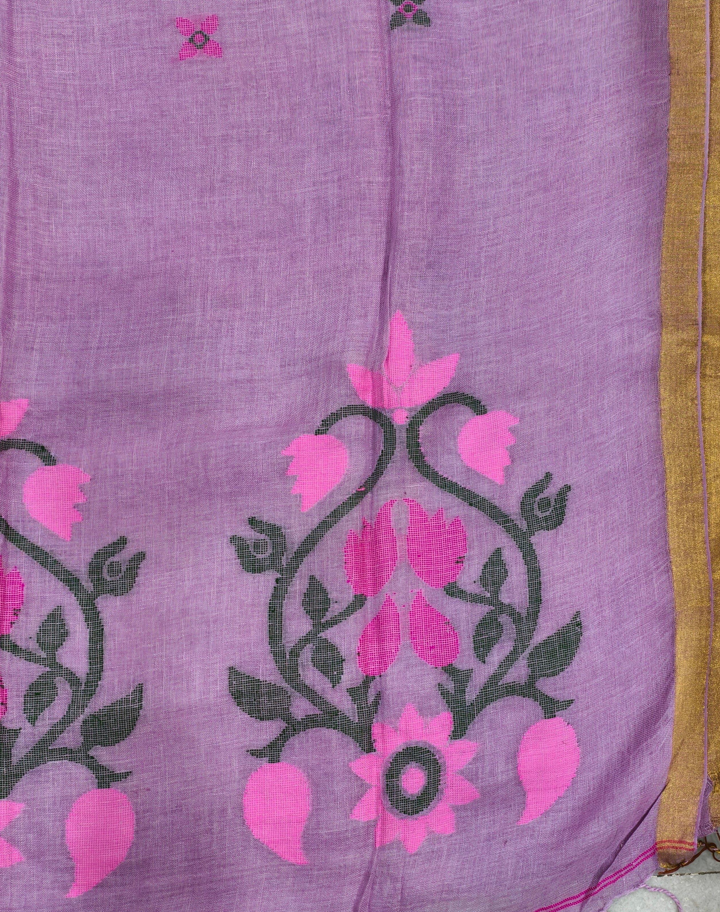 Jayshree lenin by Jayshree lenin jamdani saree