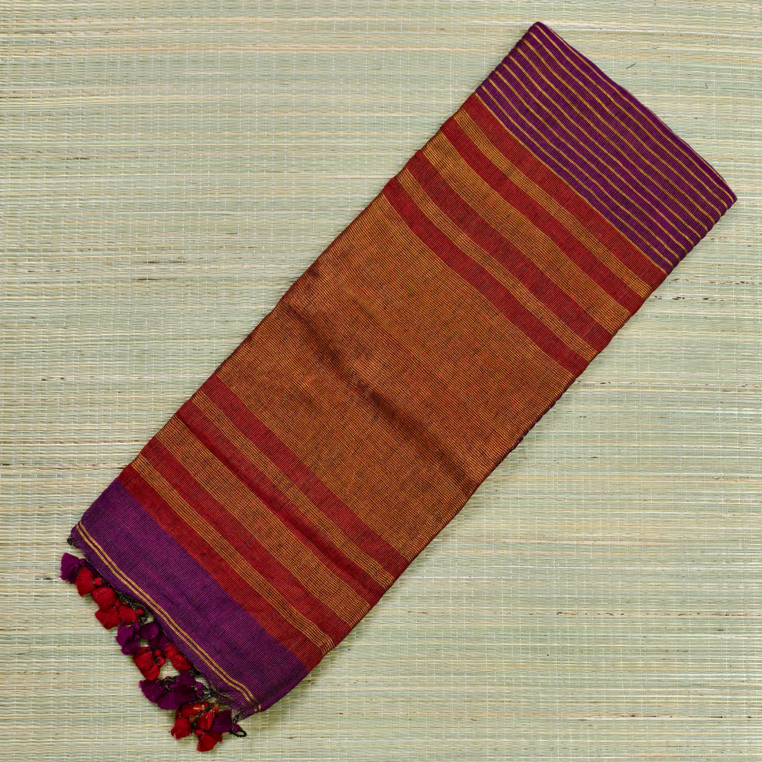 Lenin by Lenin zari stripes saree