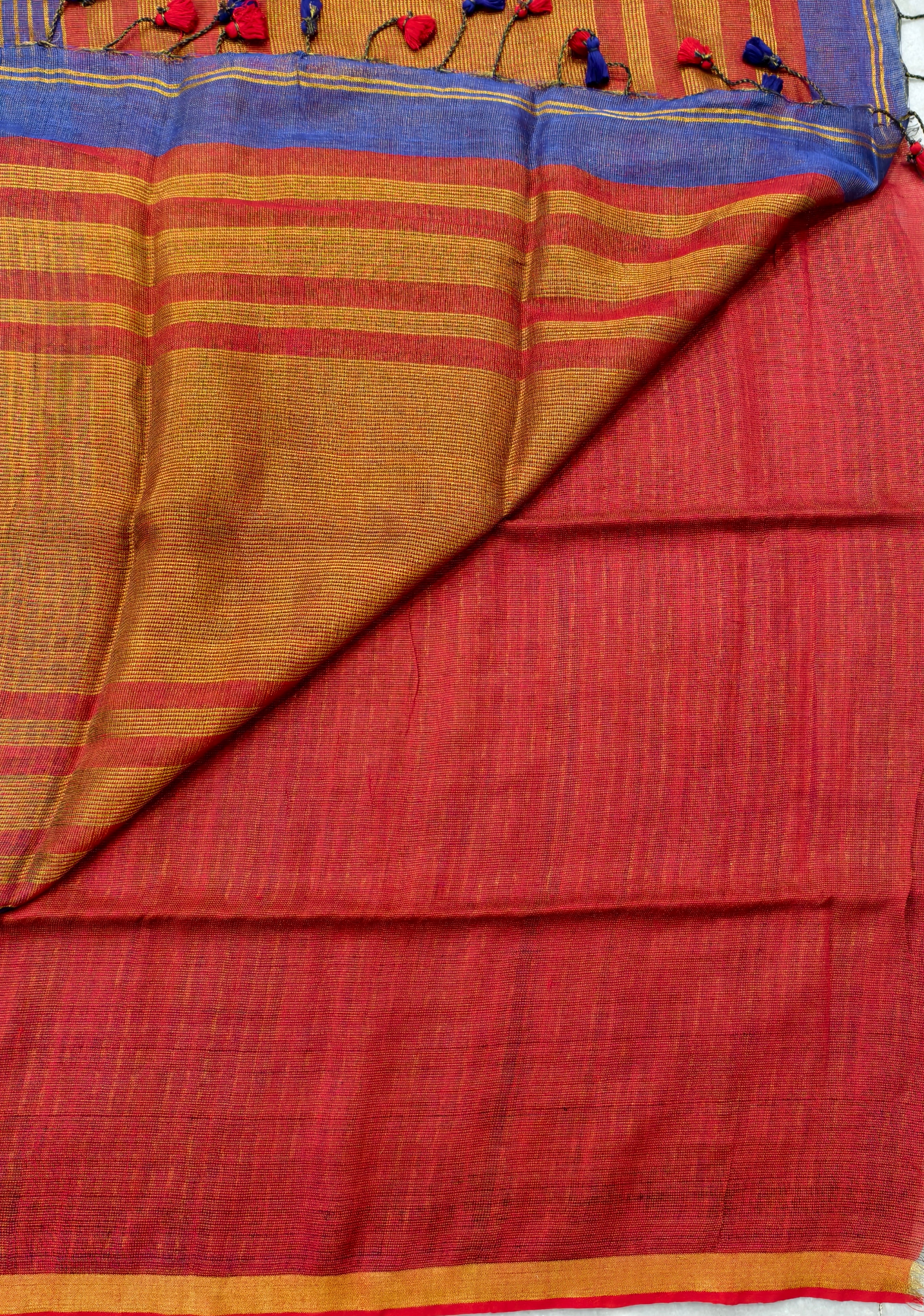 Lenin by Lenin zari stripes saree
