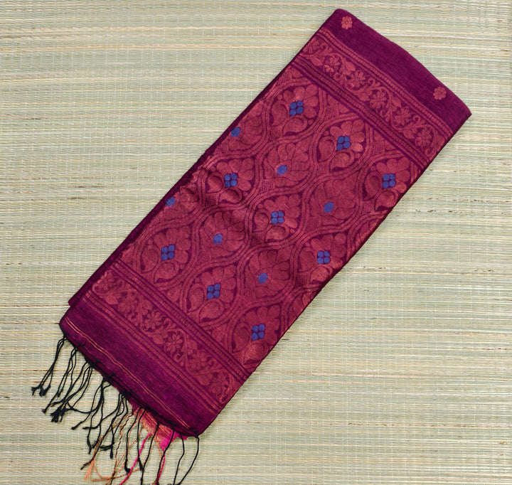 Lenin by Lenin jaquard embroidery saree