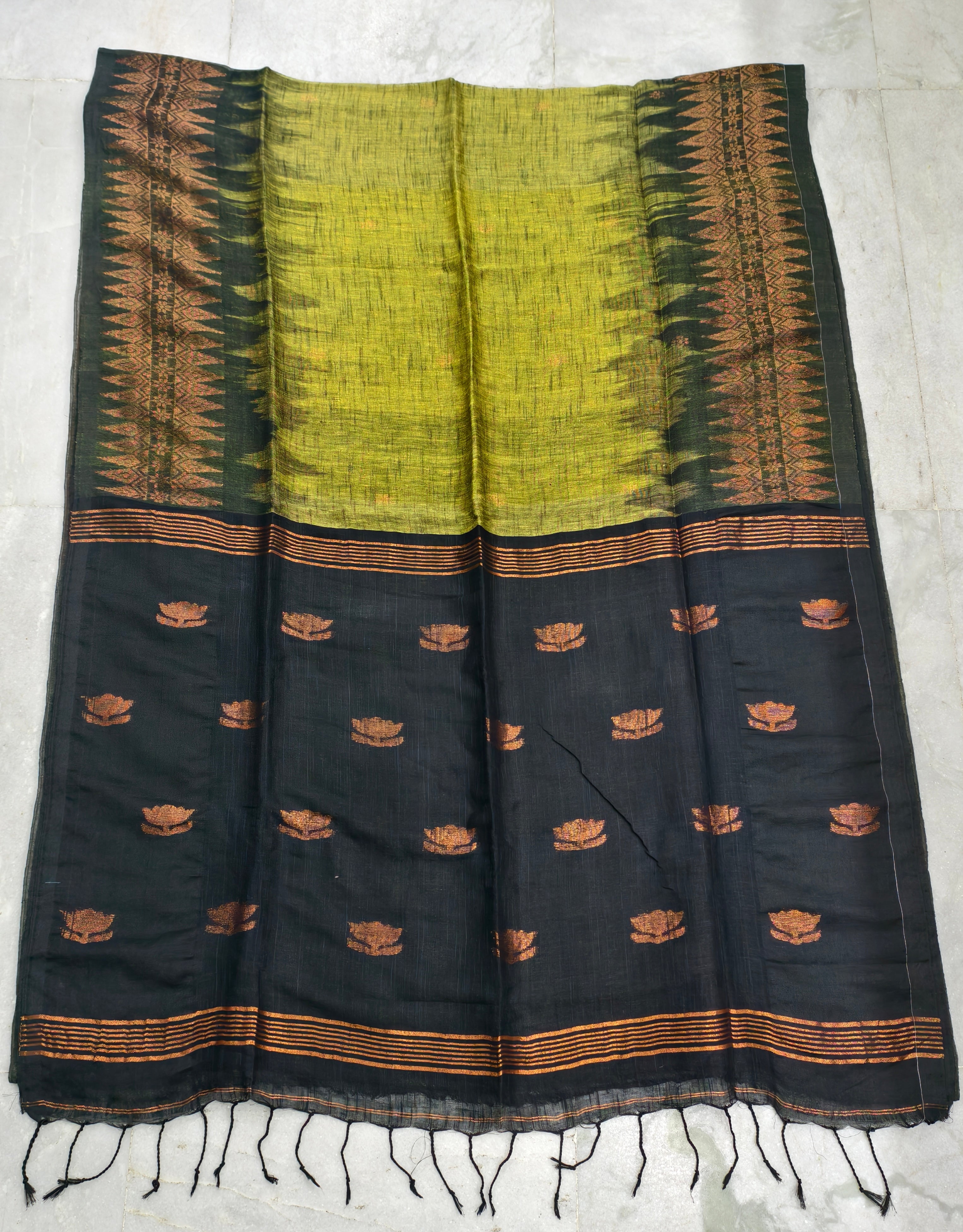 Lenin by Lenin jaquard embroidery saree