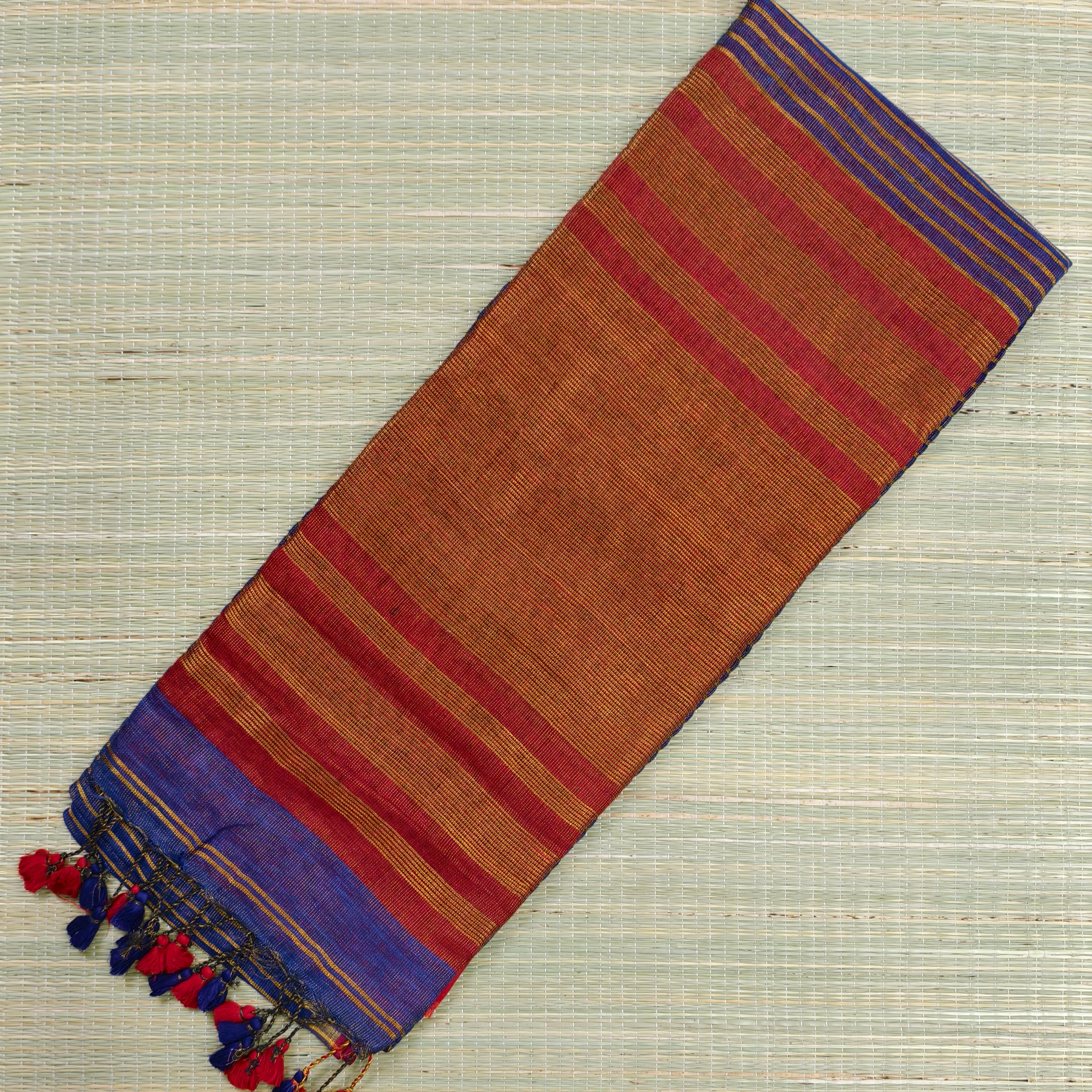 Lenin by Lenin zari stripes saree