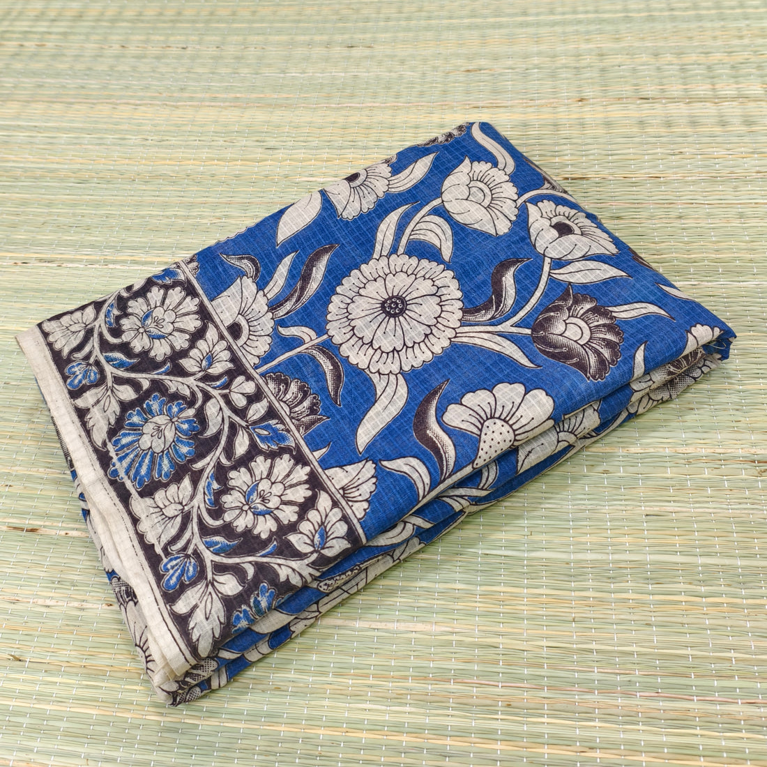 Kota cotton kalamkari saree
