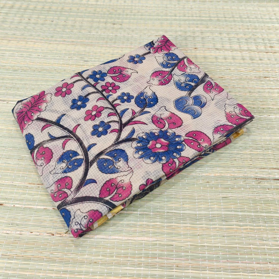 Kota cotton kalamkari saree