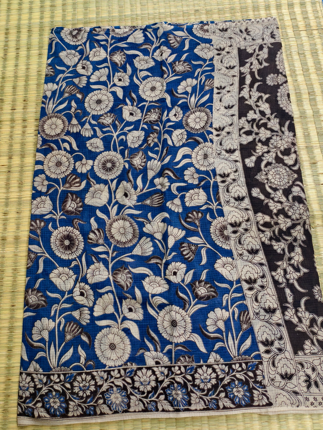 Kota cotton kalamkari saree