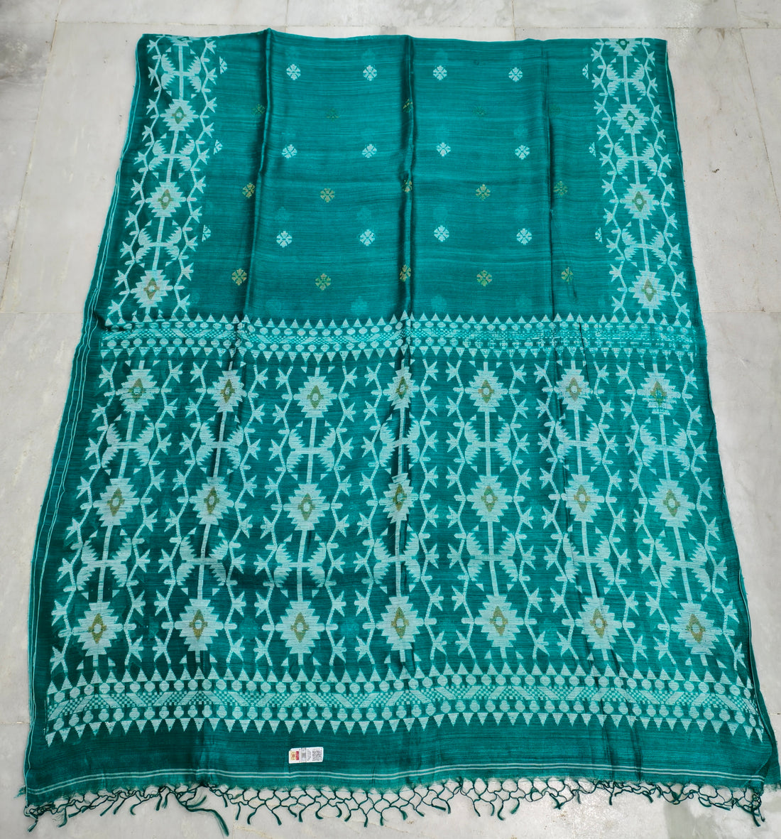 Pure matka silk jaquard embroidery saree