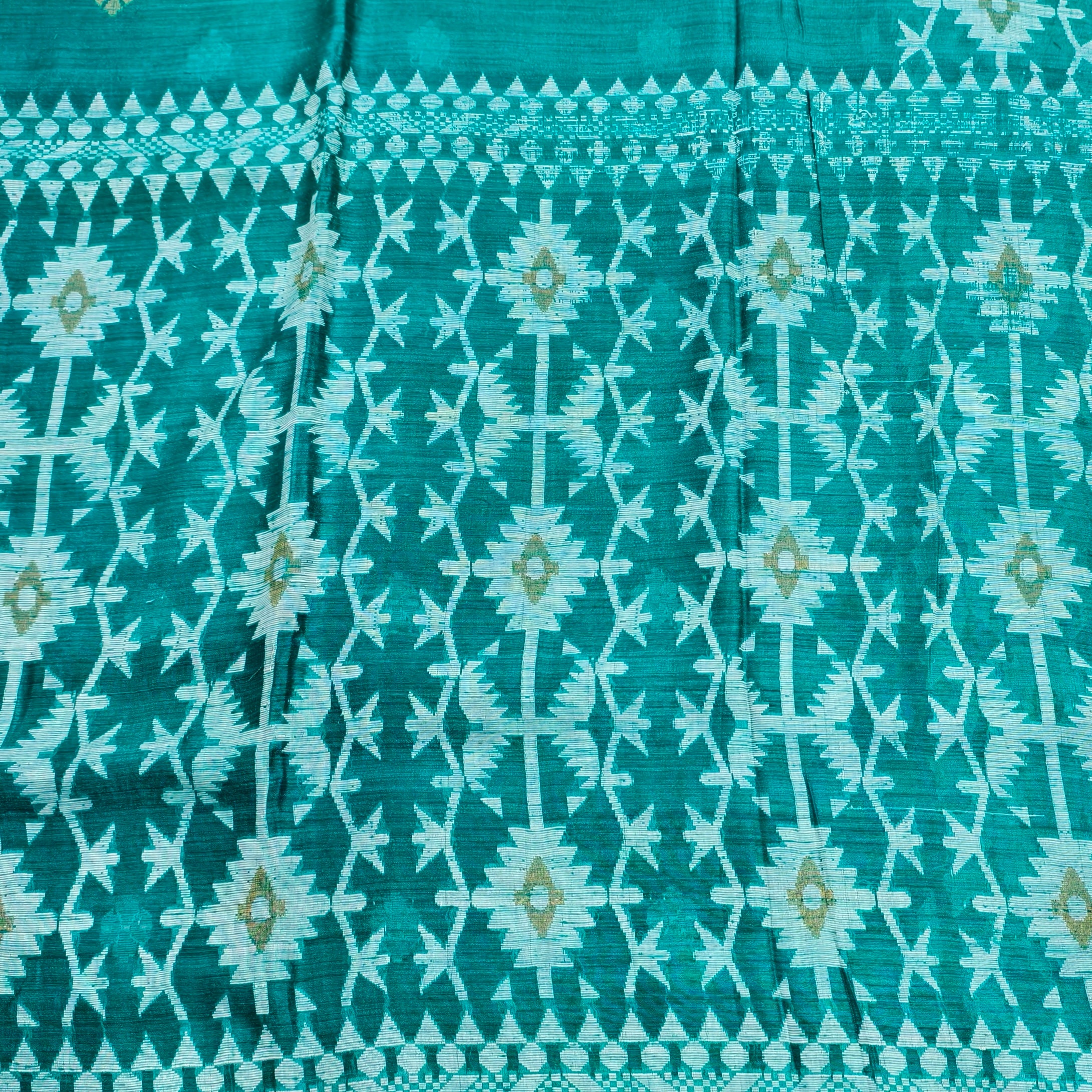 Pure matka silk jaquard embroidery saree
