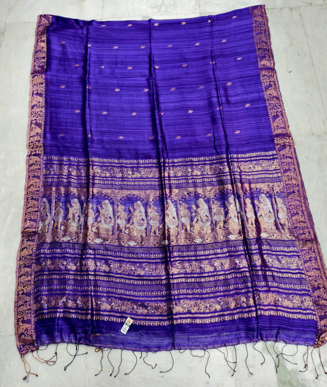 Pure matka silk banarasi baluchari saree