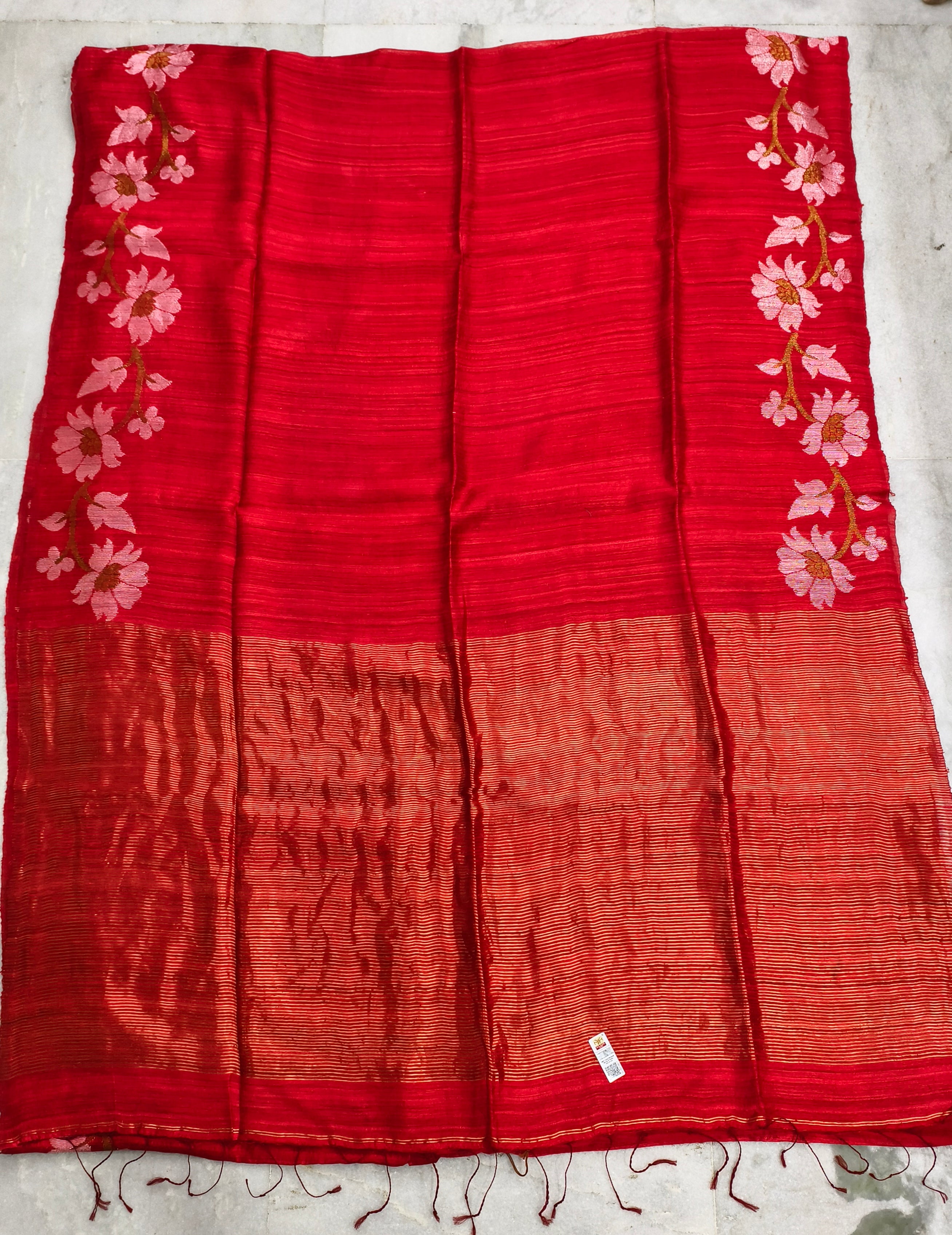 Pure Matka silk jamdani saree