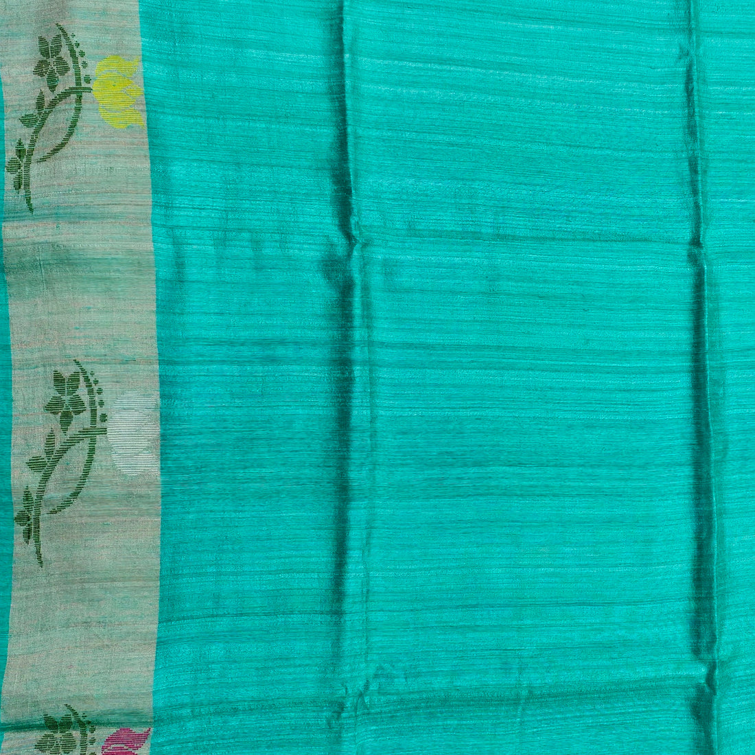 Pure Matka silk saree with jamdani weaving