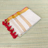 Premium mul zari checked saree