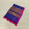 premium mul with zari striped pallu
