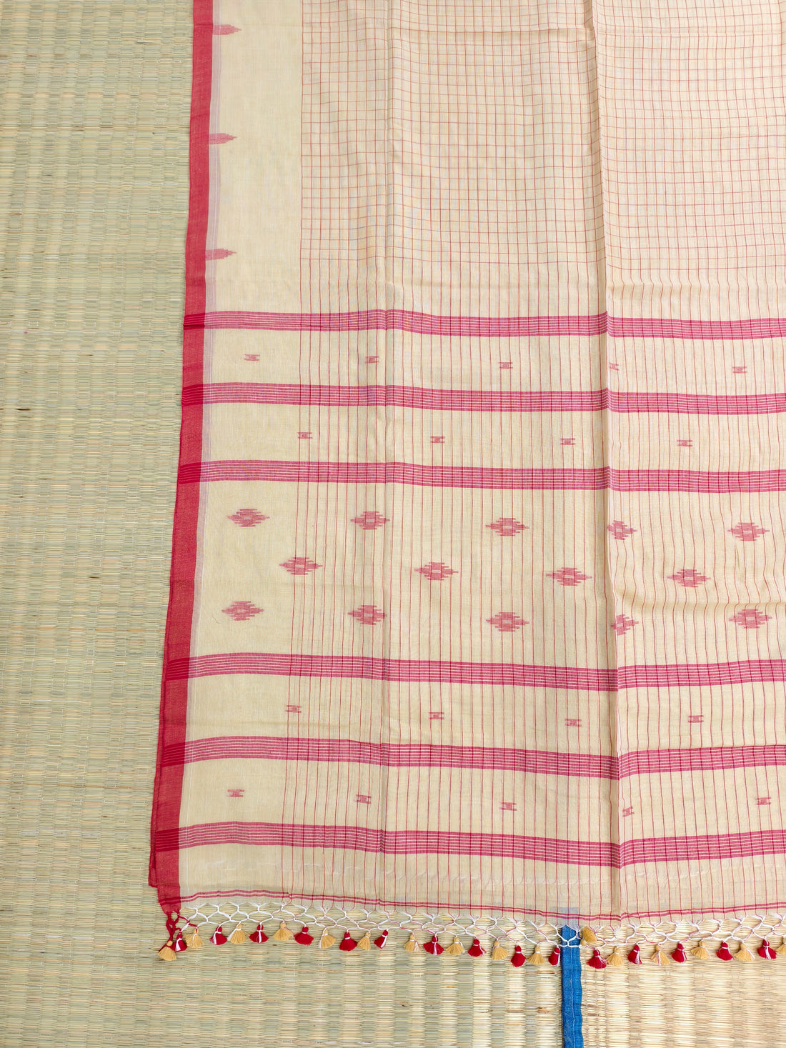Cotton by cotton jamdani saree