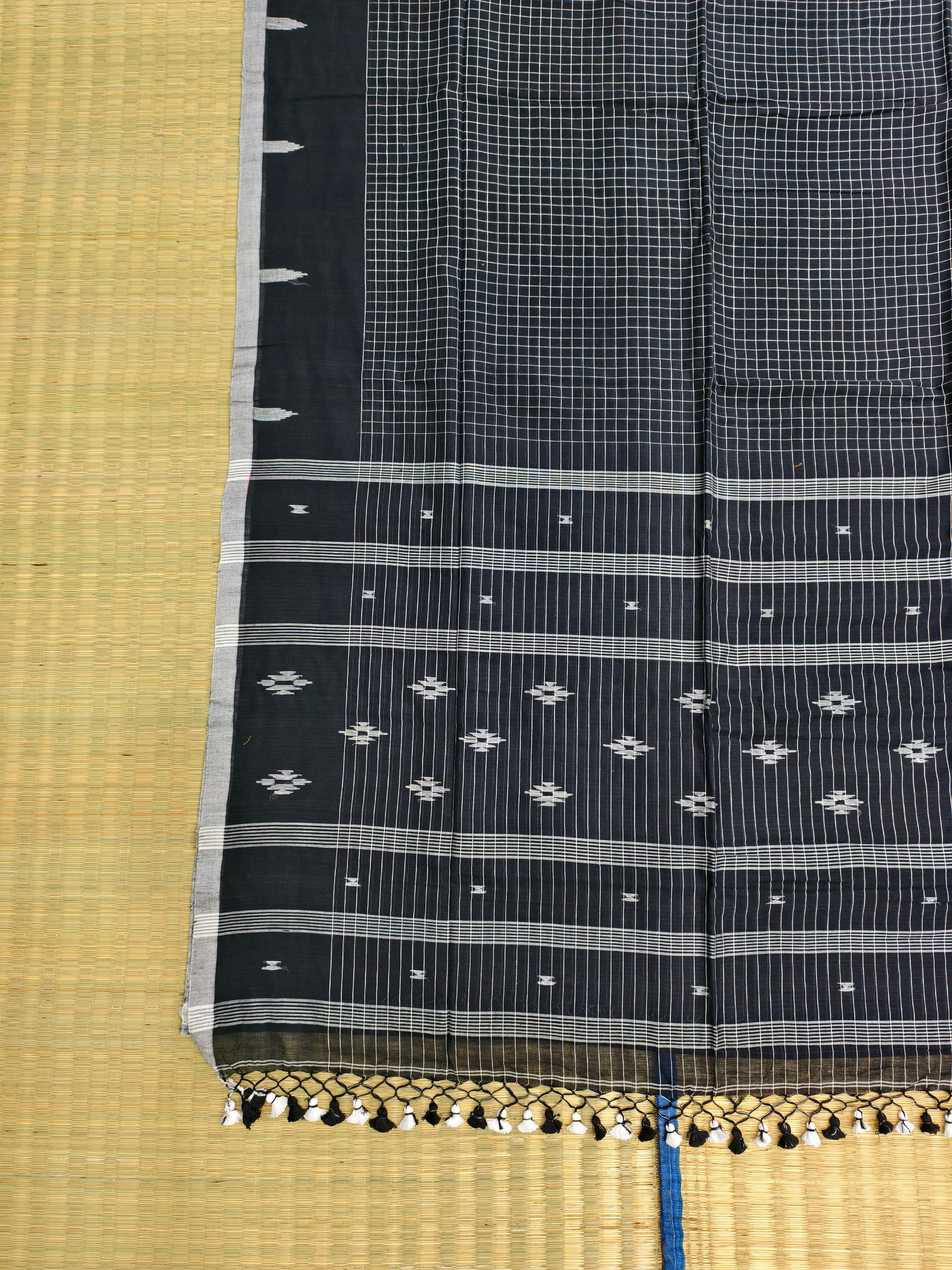 Cotton by cotton jamdani saree
