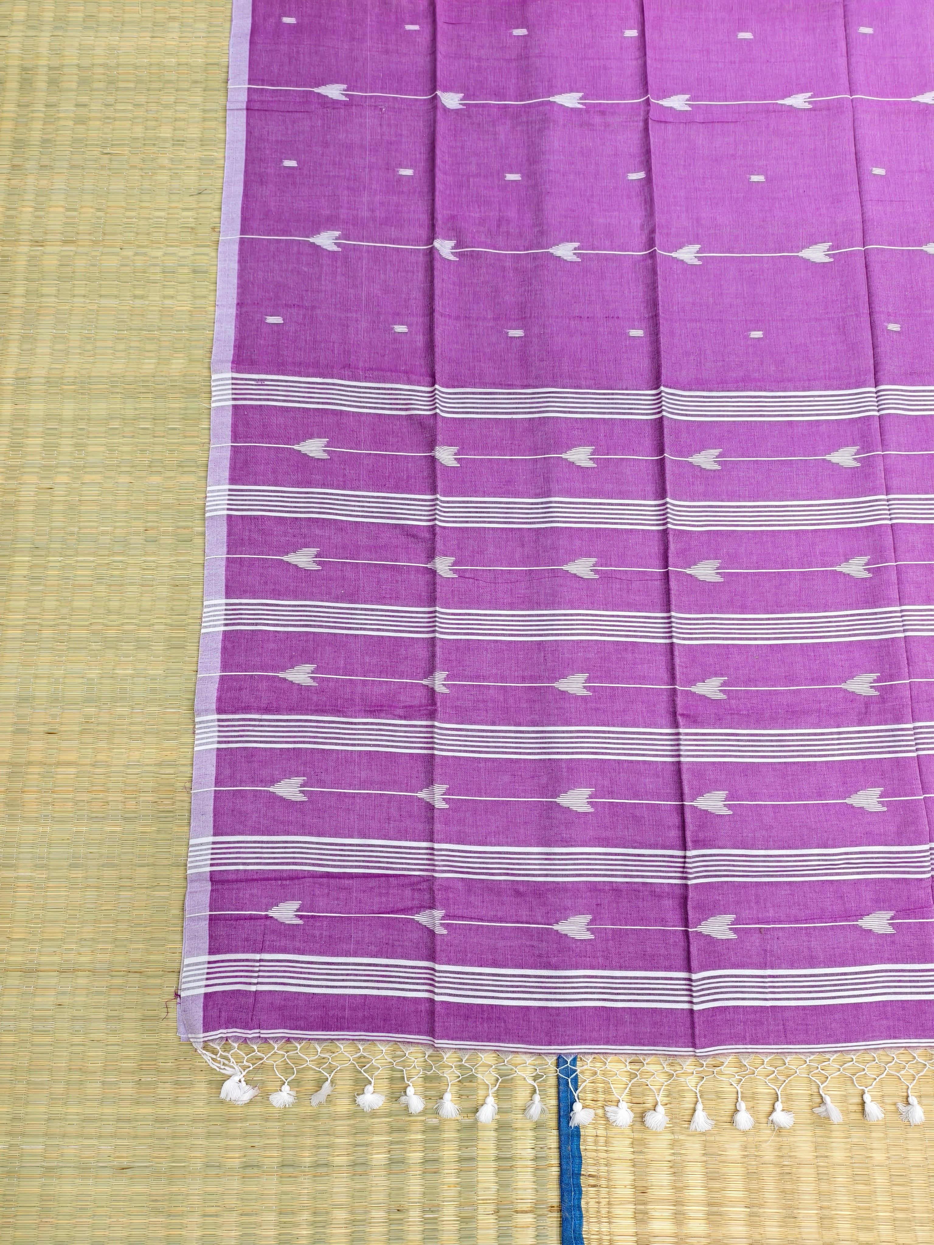 Cotton by cotton jamdani saree