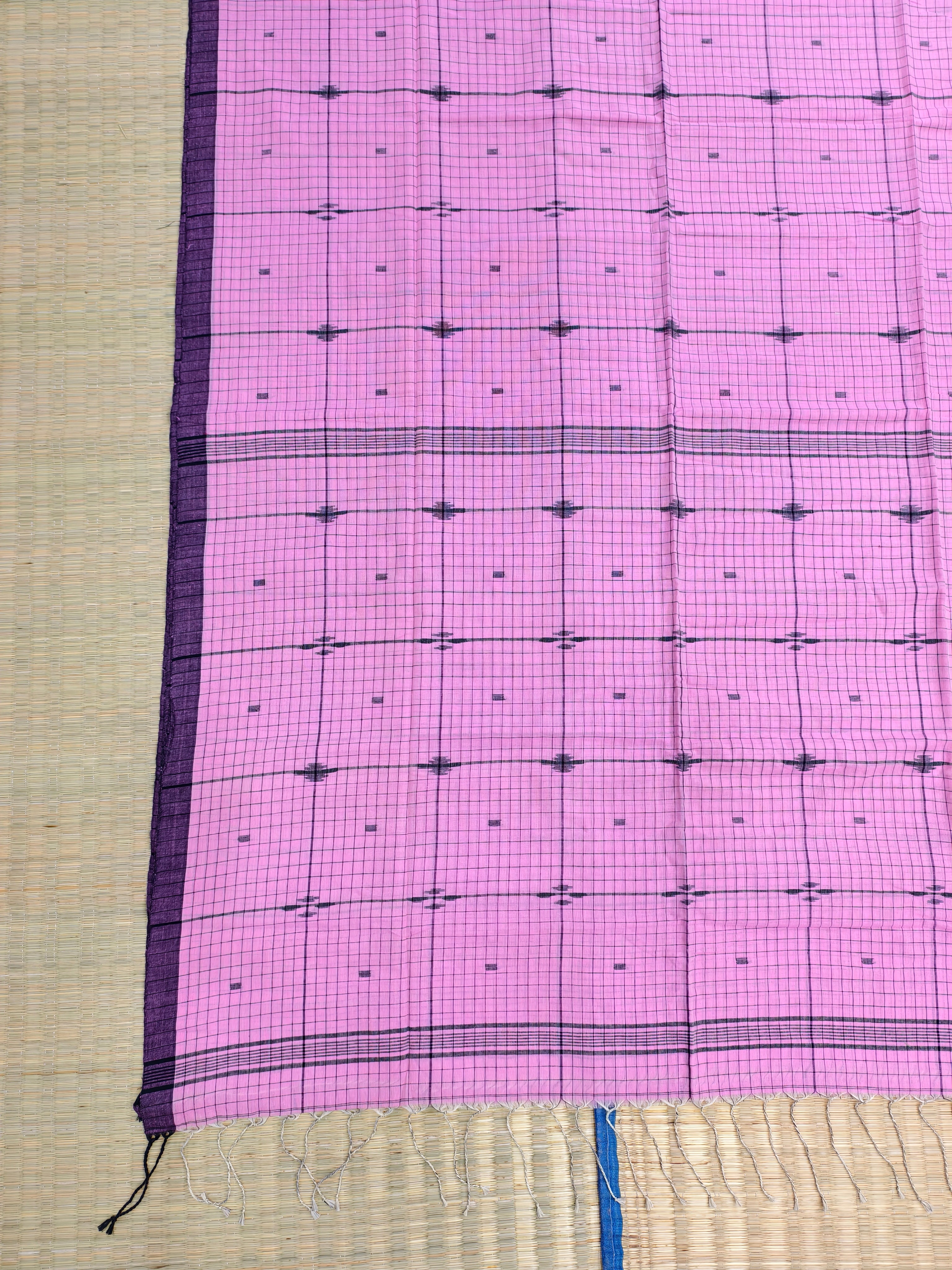 Cotton by cotton jamdani saree