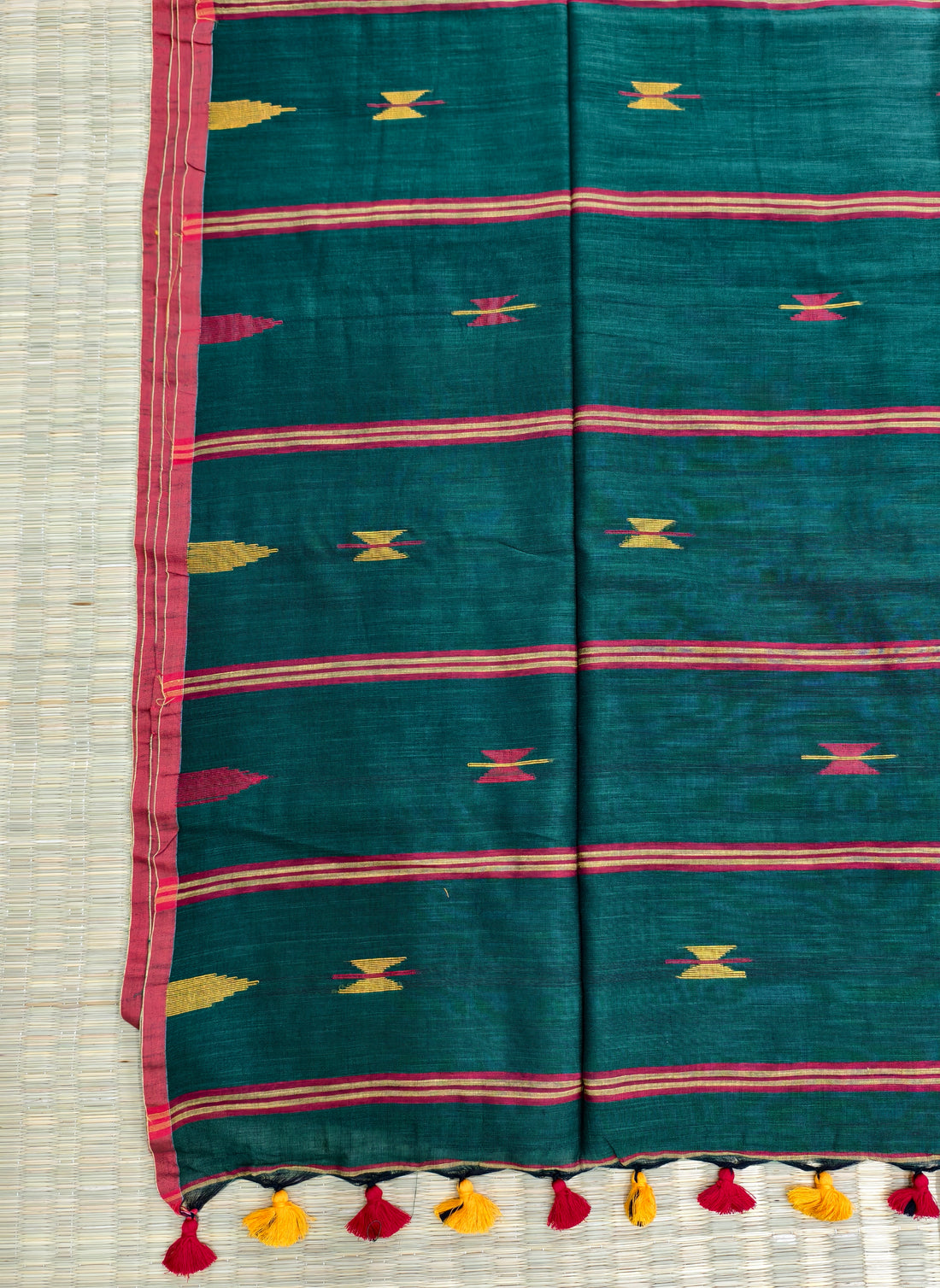 Premium Cotton by cotton 120 count jamdani saree