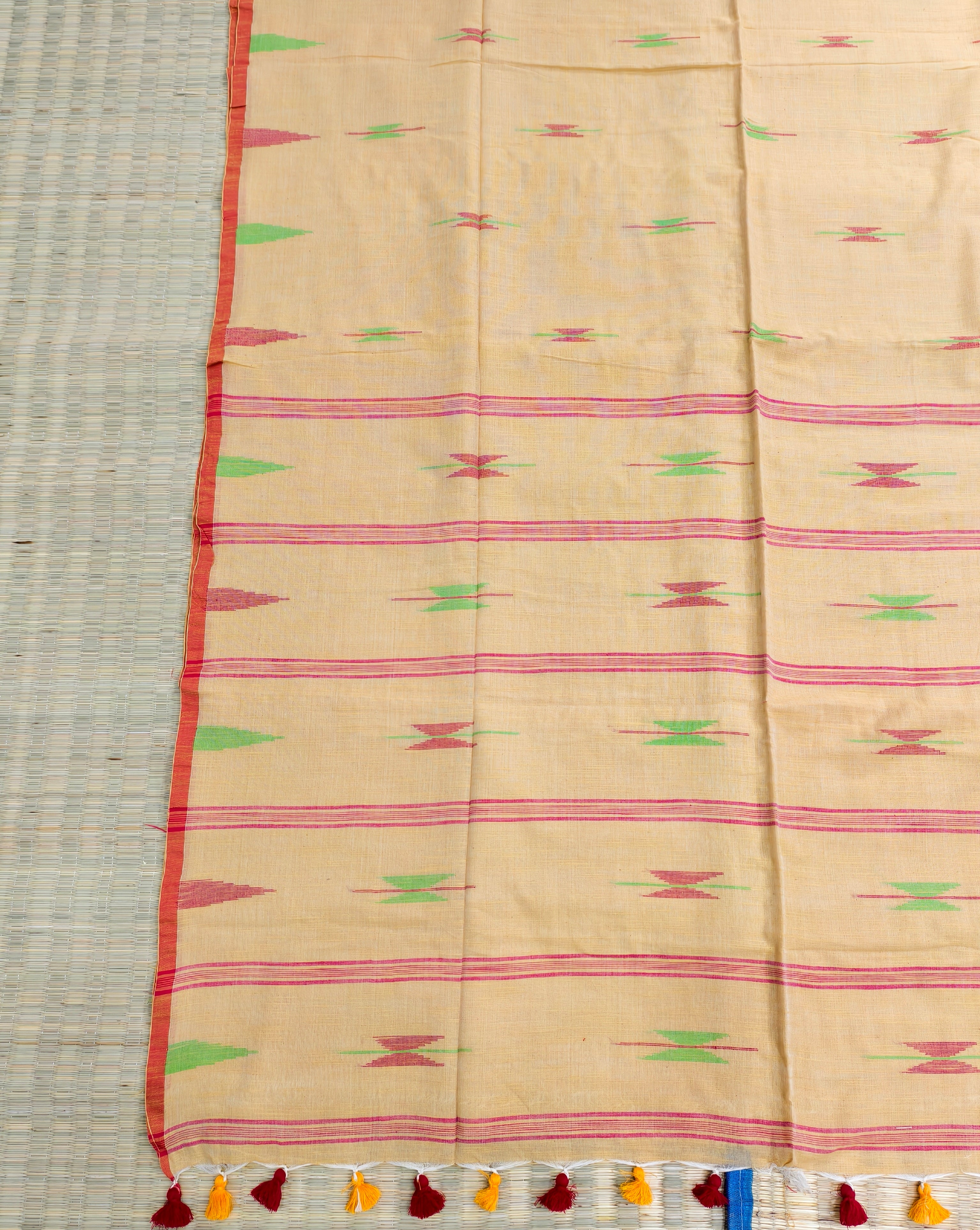 Premium Cotton by cotton 120 count jamdani saree