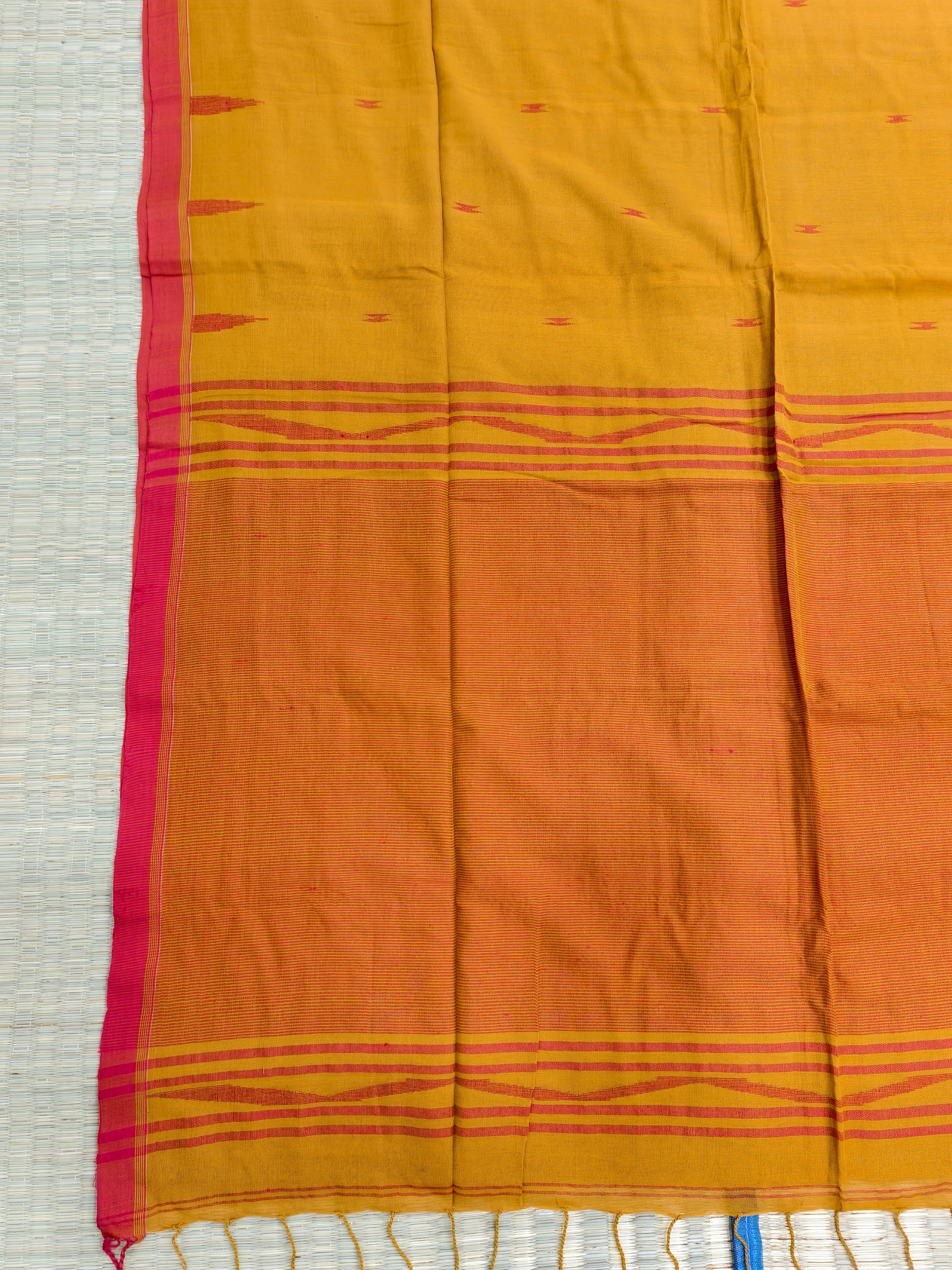 Cotton by cotton jamdani saree
