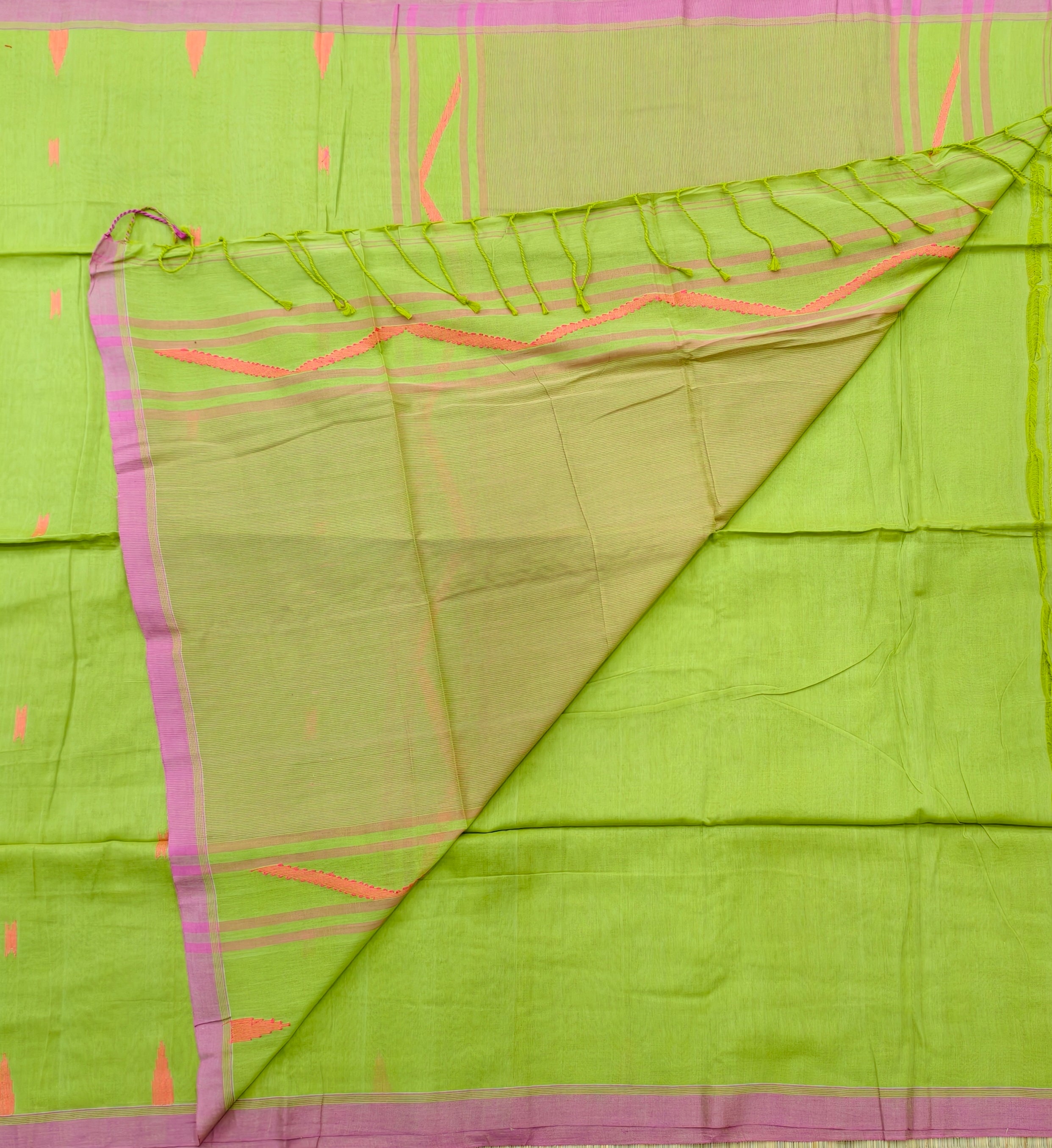 Cotton by cotton jamdani saree