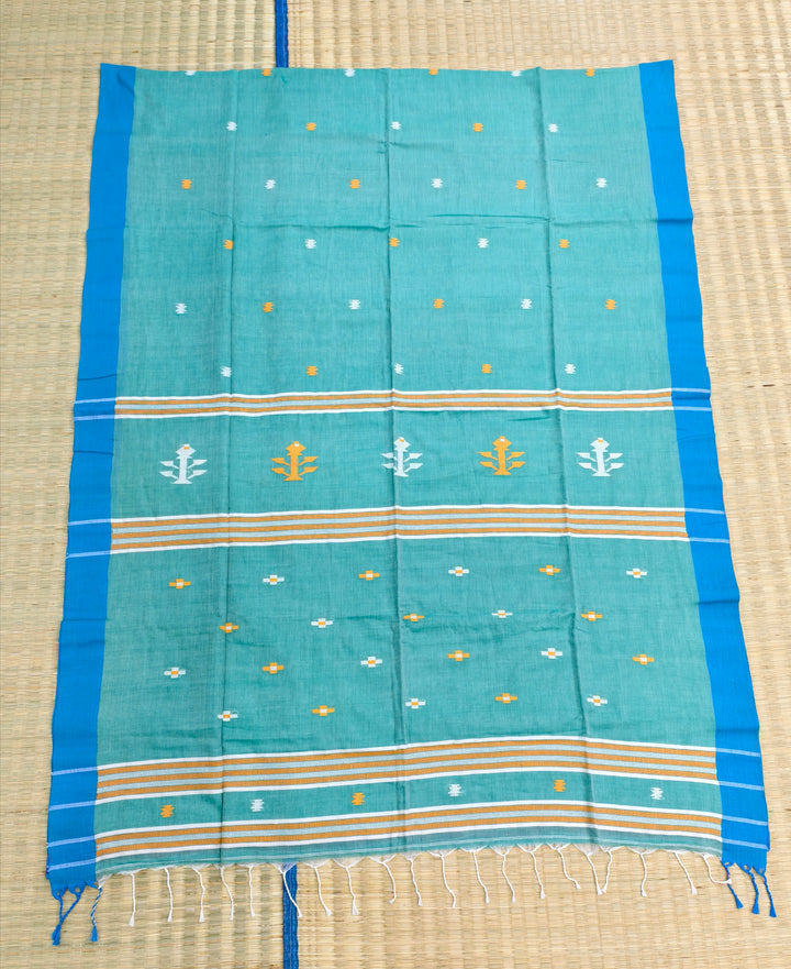Cotton by cotton jamdani saree