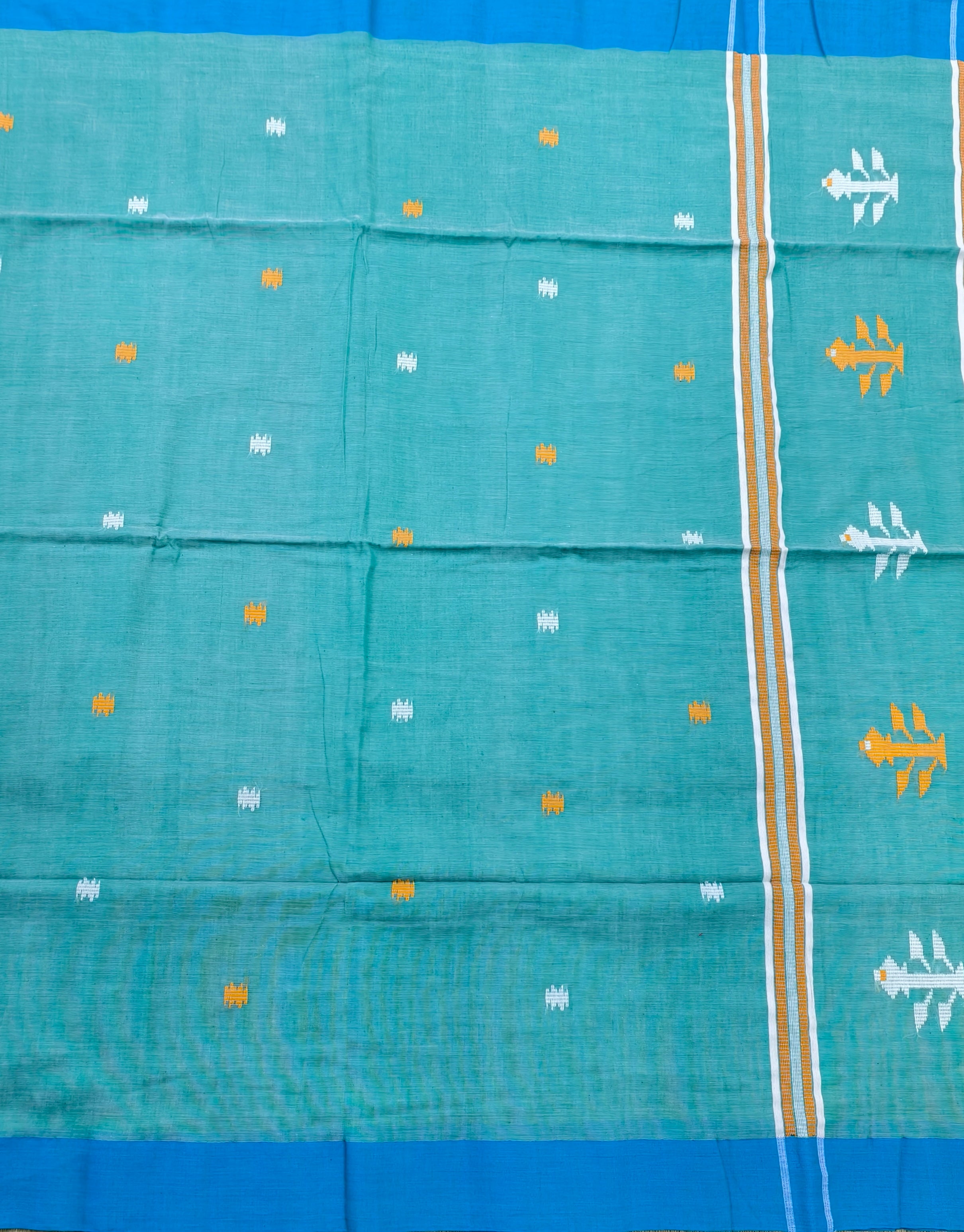 Cotton by cotton jamdani saree