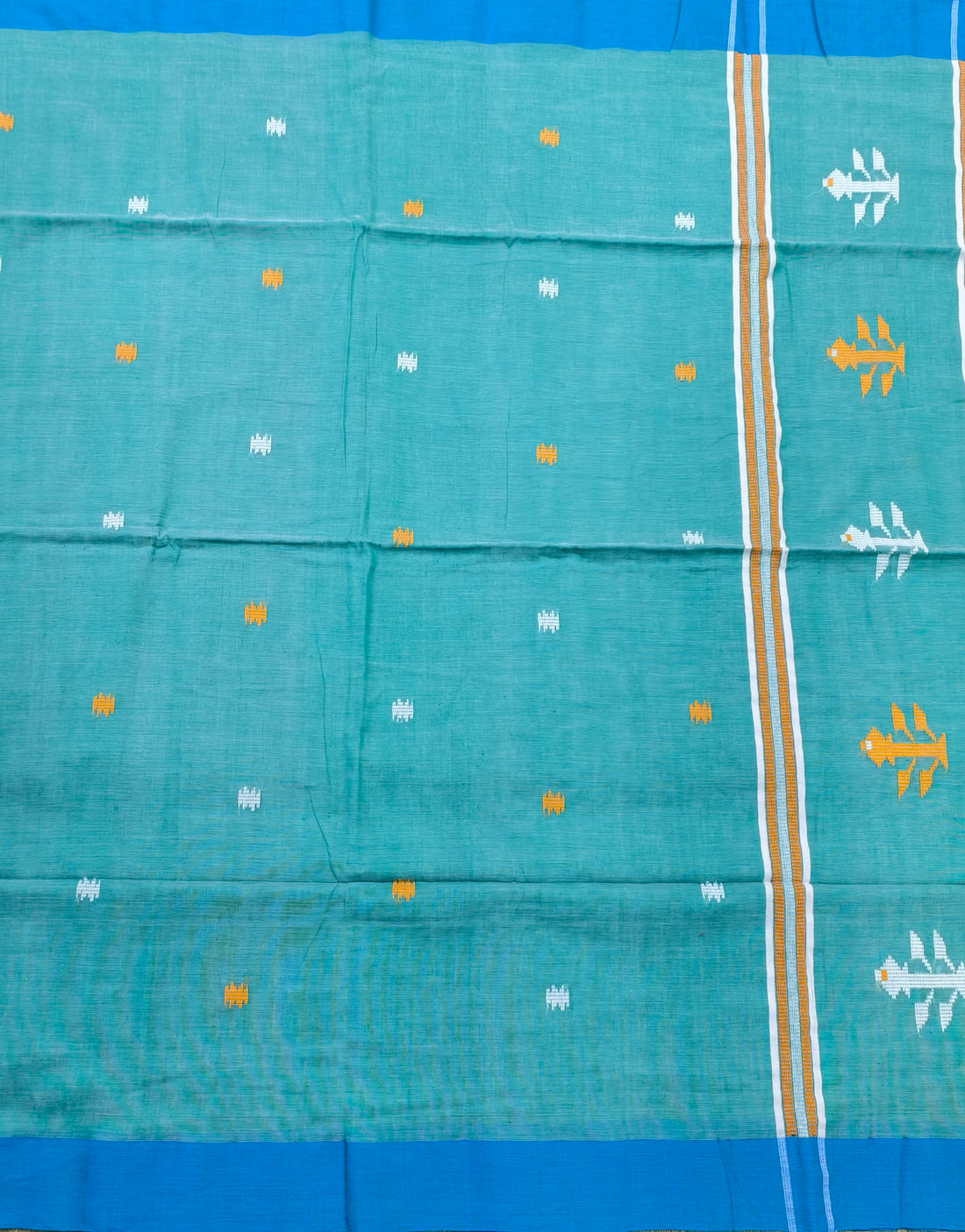 Cotton by cotton jamdani saree