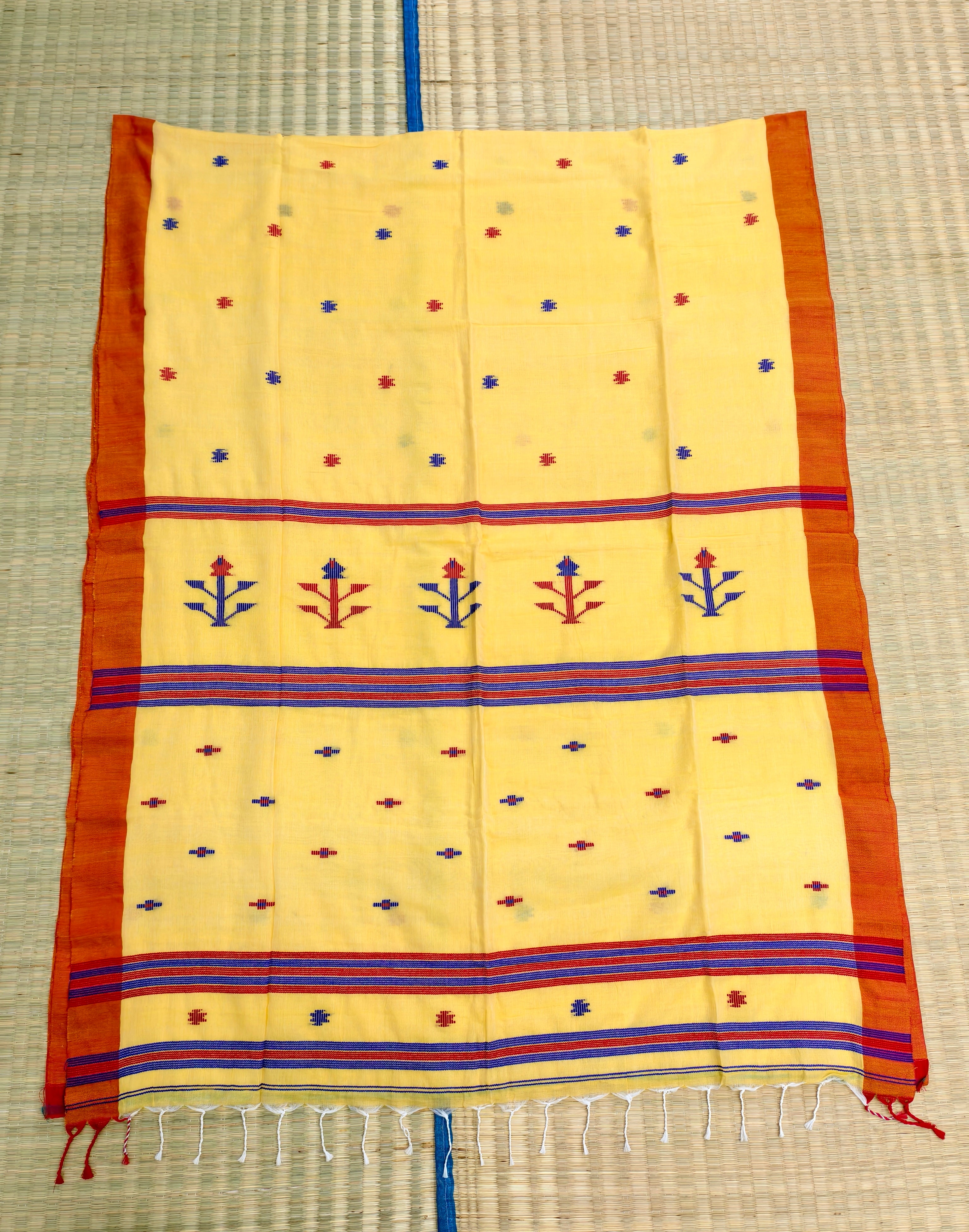 Cotton by cotton jamdani saree