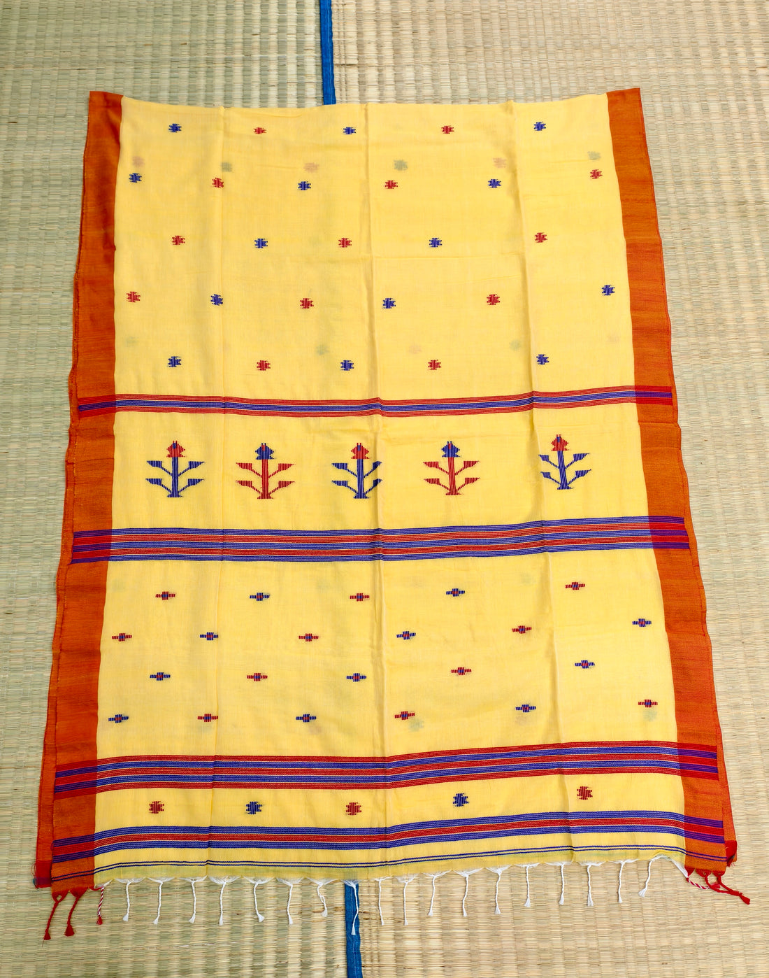 Cotton by cotton jamdani saree