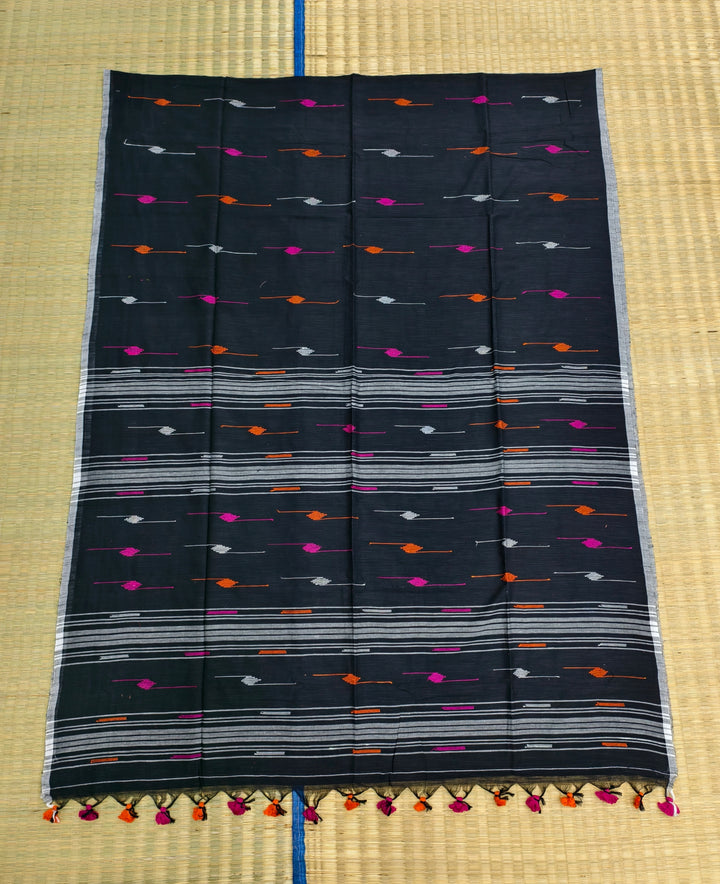 Cotton by cotton jamdani saree