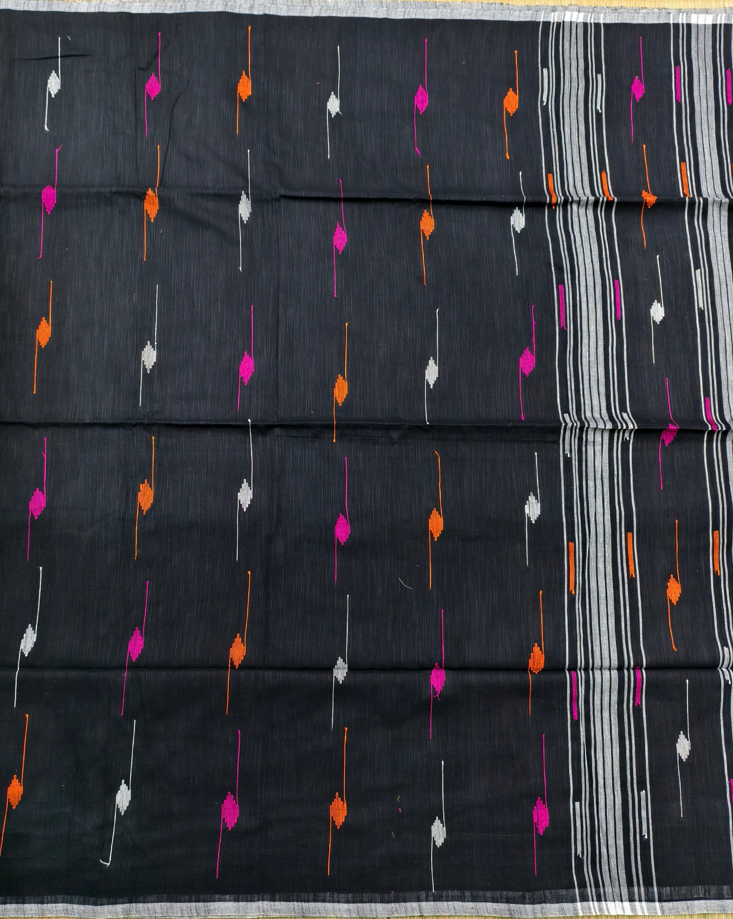 Cotton by cotton jamdani saree