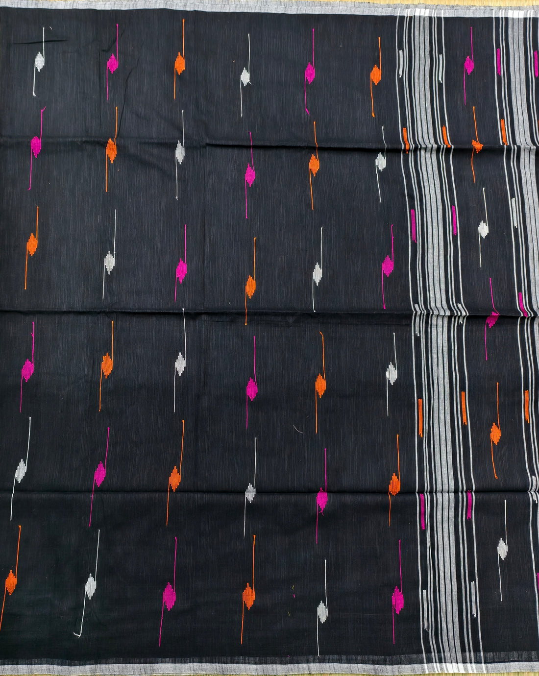 Cotton by cotton jamdani saree
