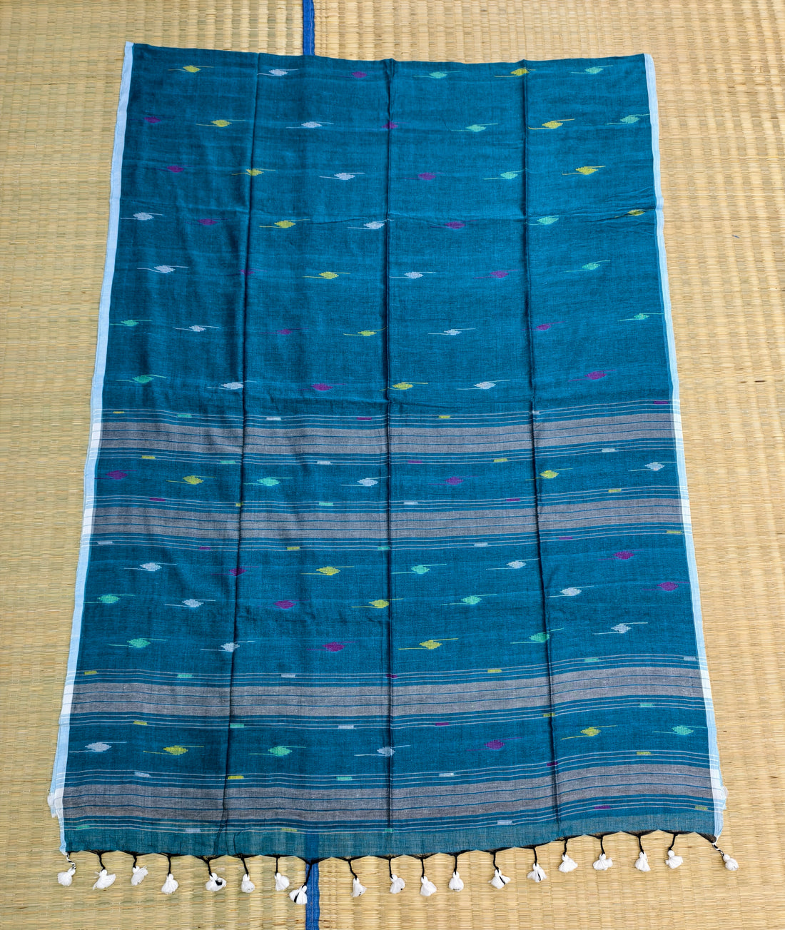 Cotton by cotton jamdani saree