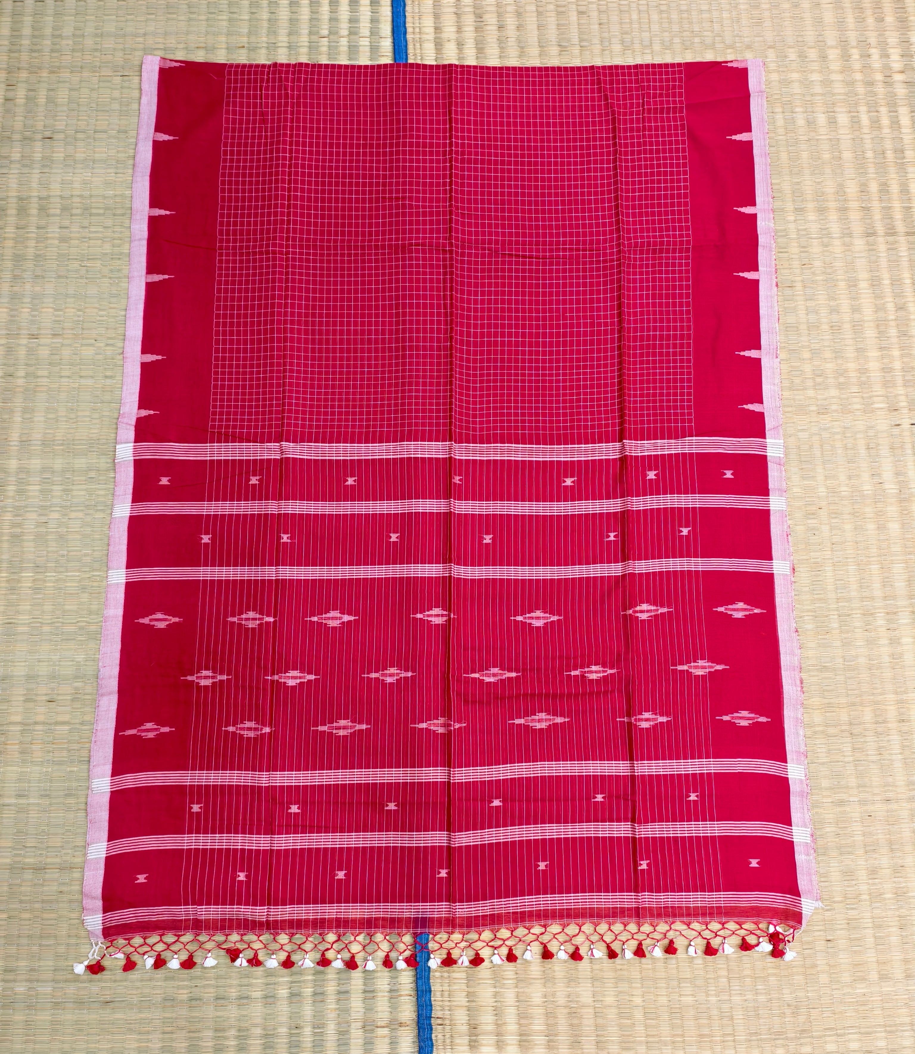 Cotton by cotton jamdani saree