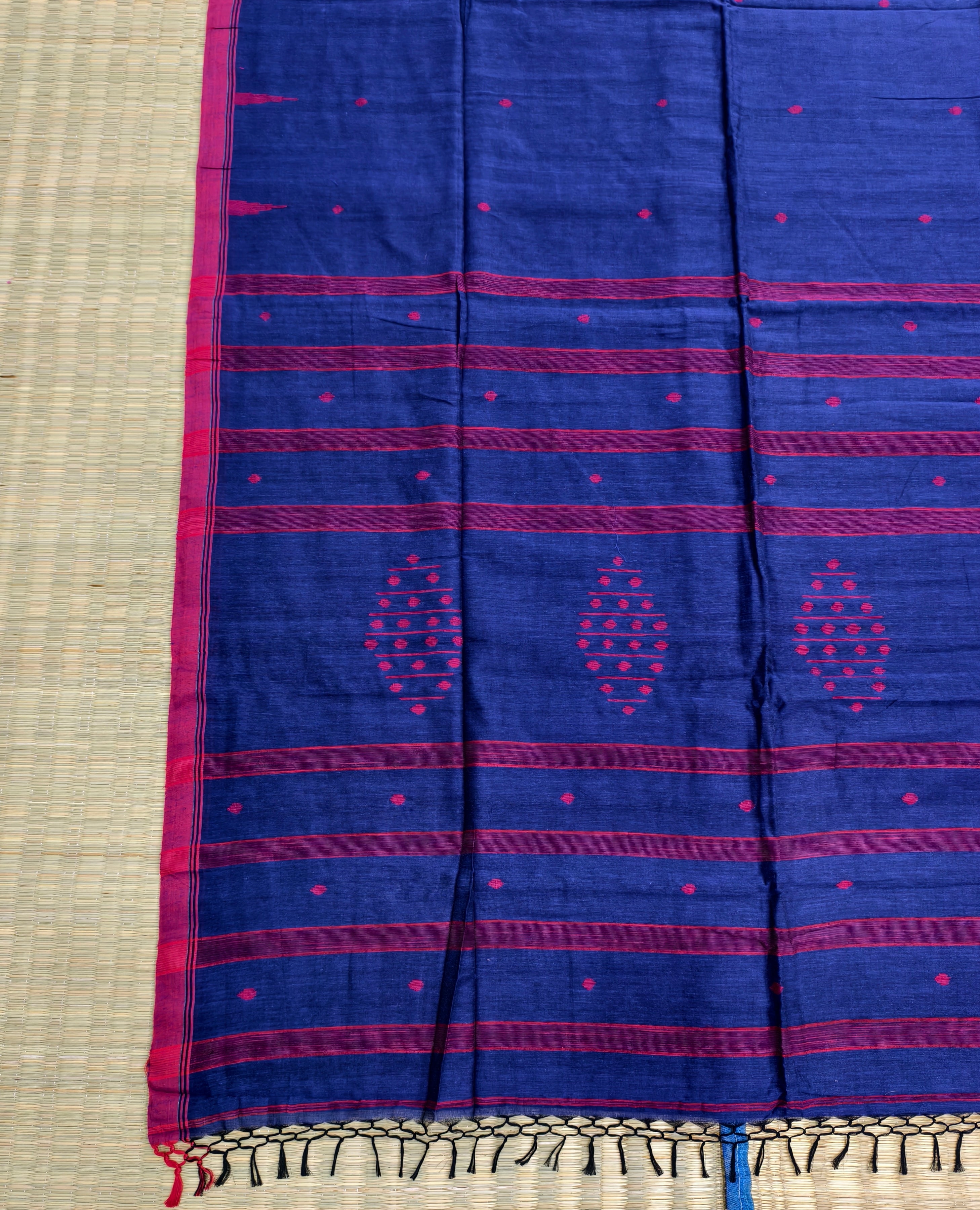 Cotton by cotton jamdani saree