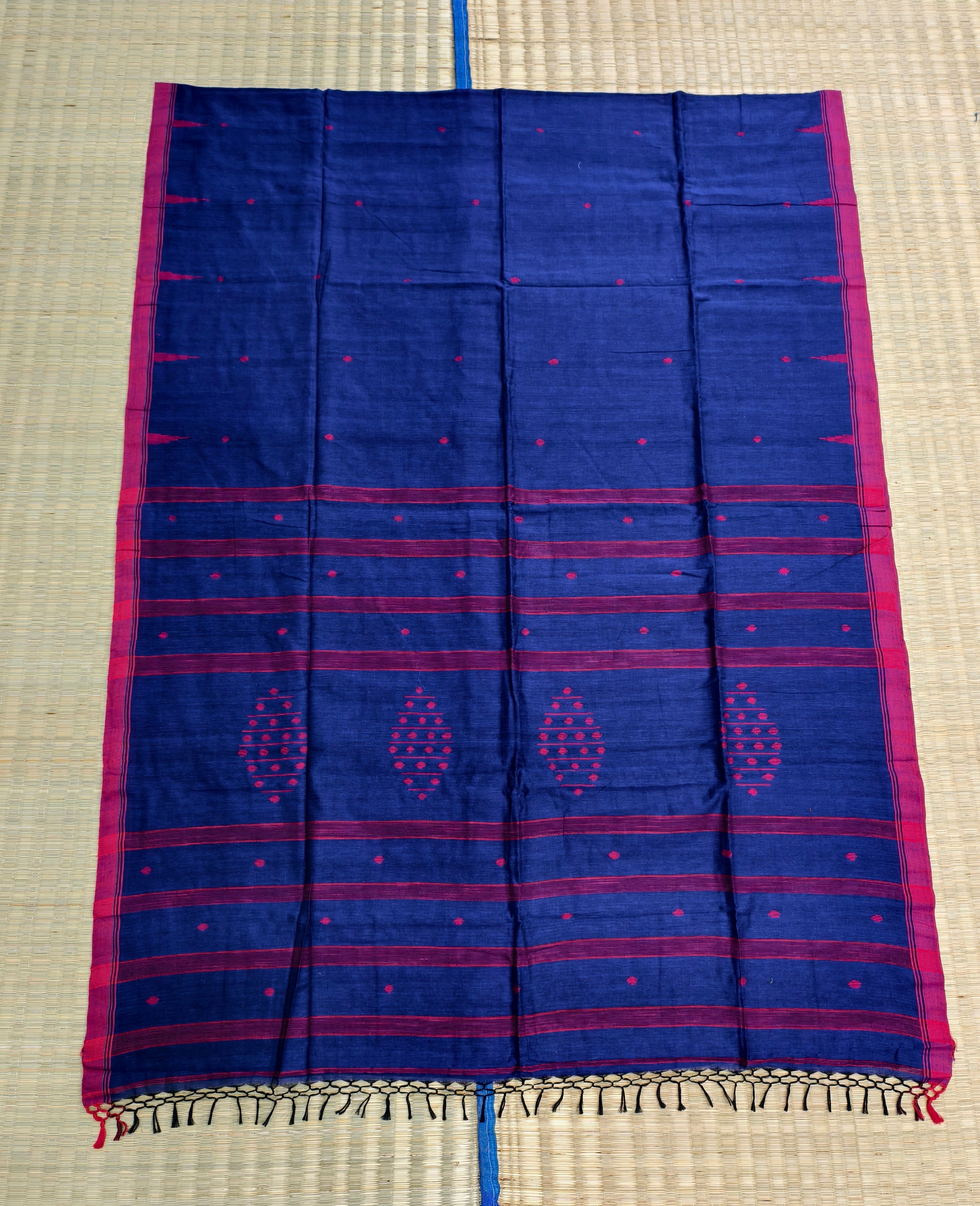 Cotton by cotton jamdani saree