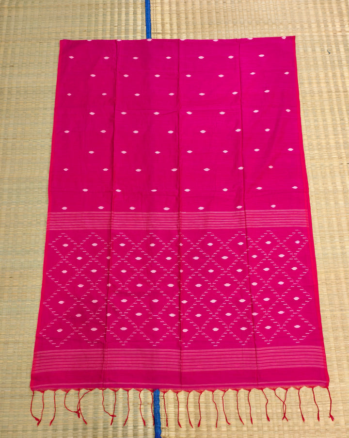 Cotton by cotton jamdani saree