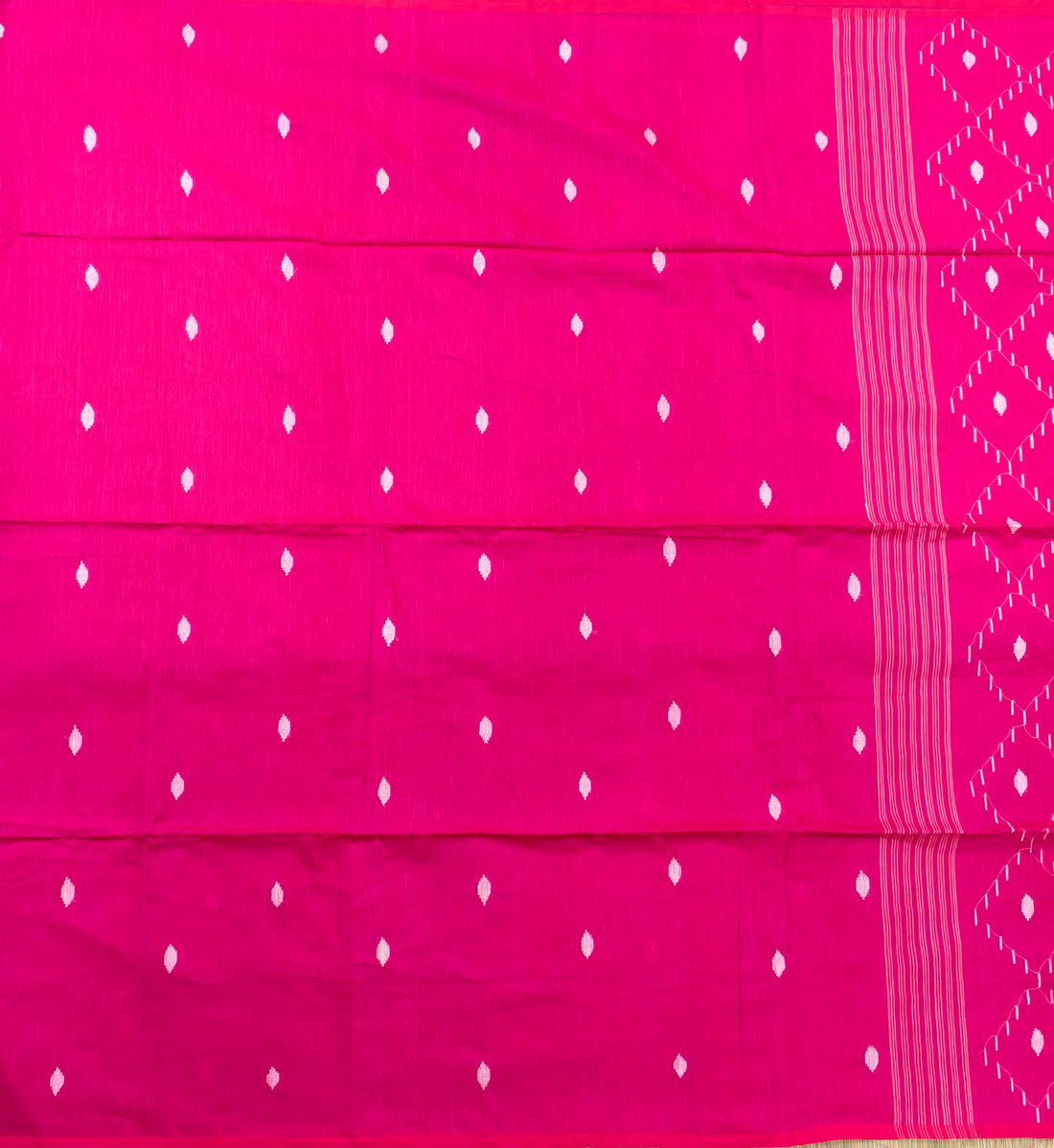 Cotton by cotton jamdani saree