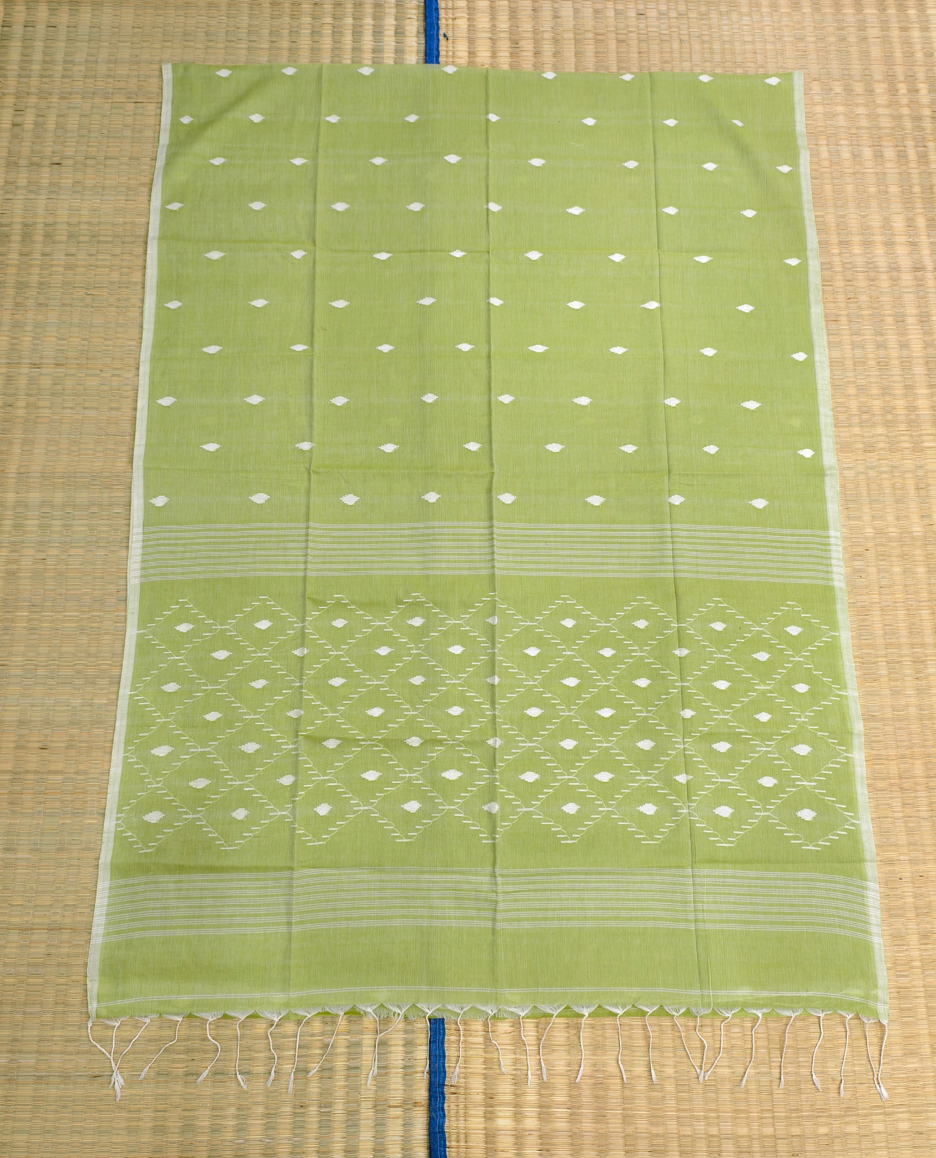 Cotton by cotton jamdani saree