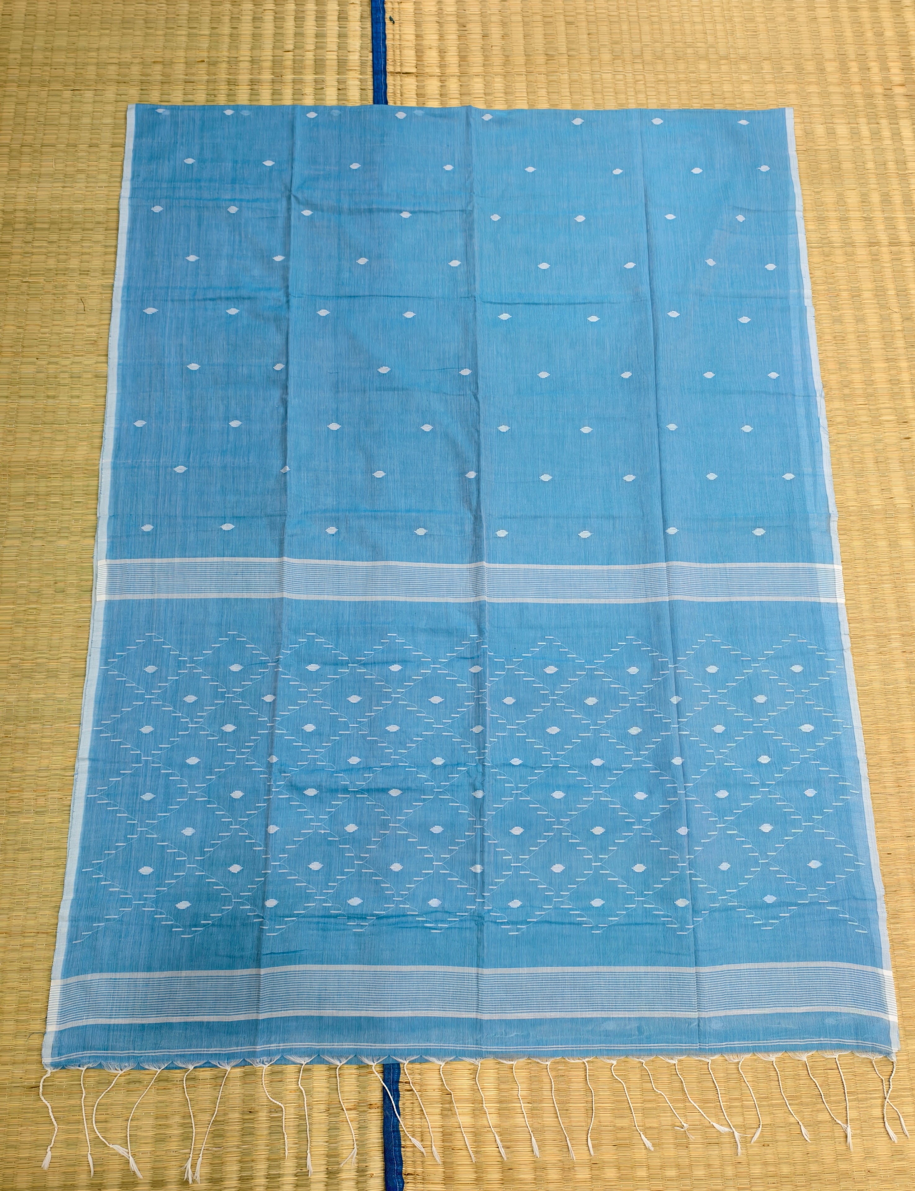 Cotton by cotton jamdani saree