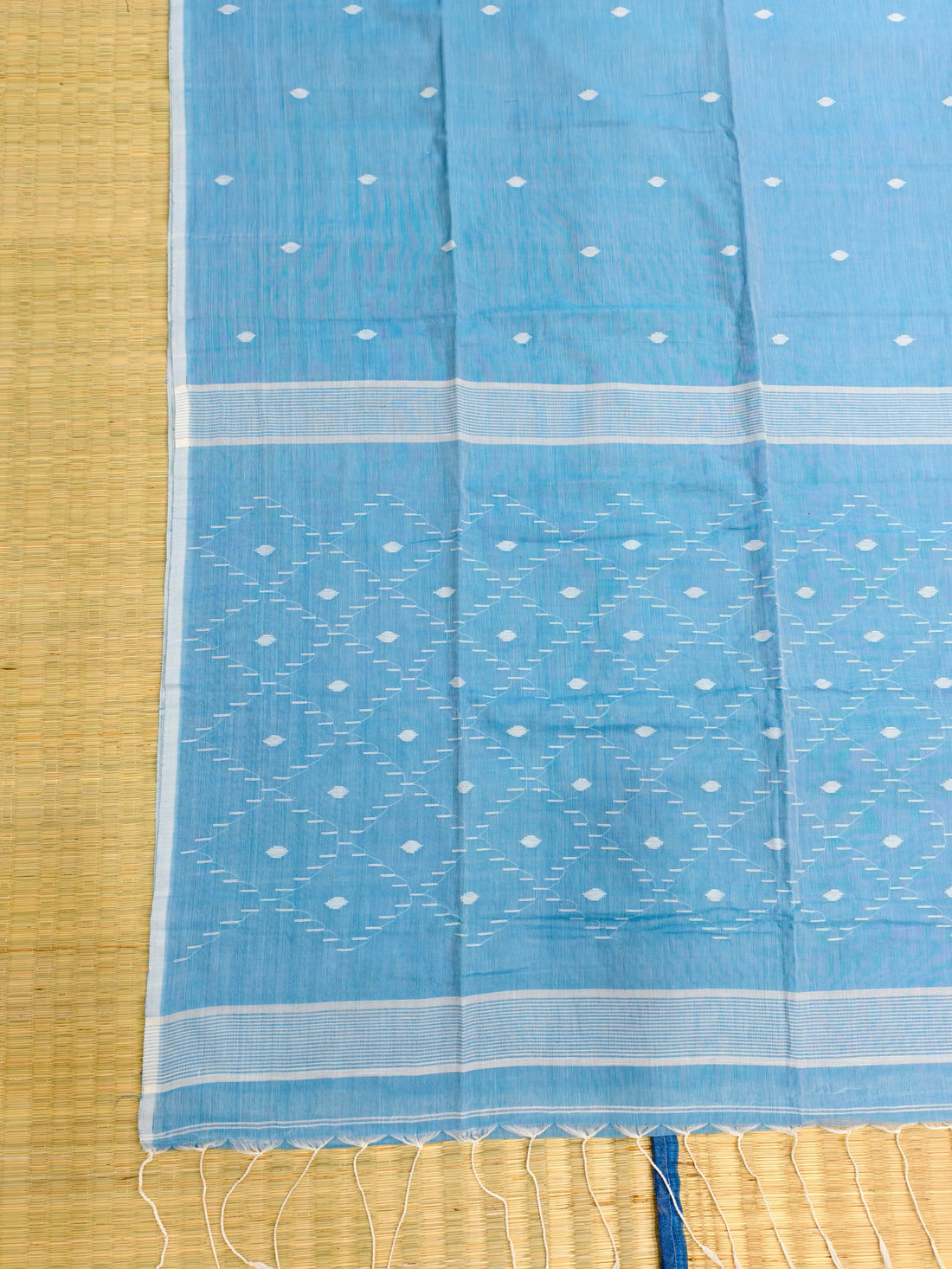 Cotton by cotton jamdani saree