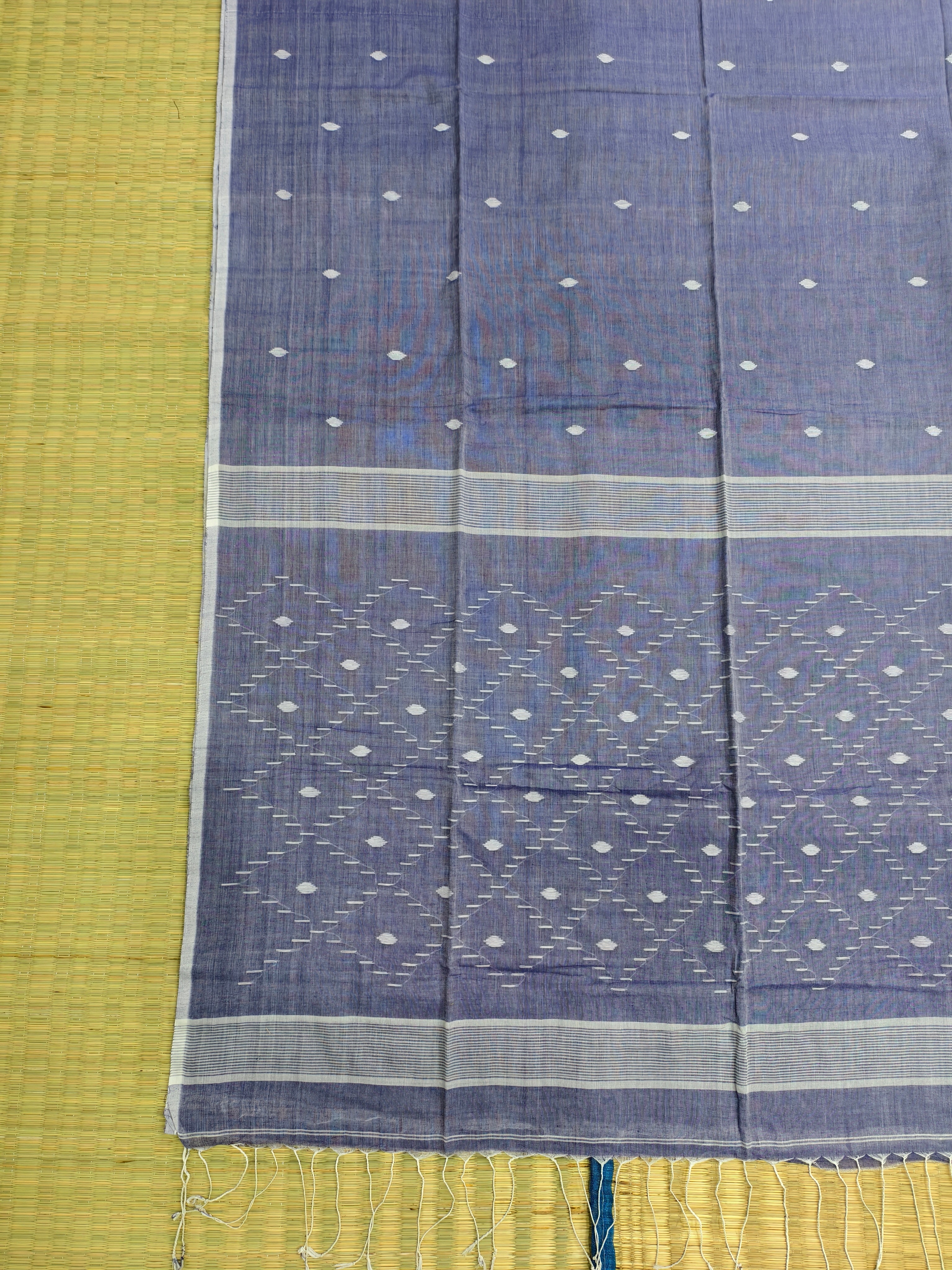 Cotton by cotton jamdani saree