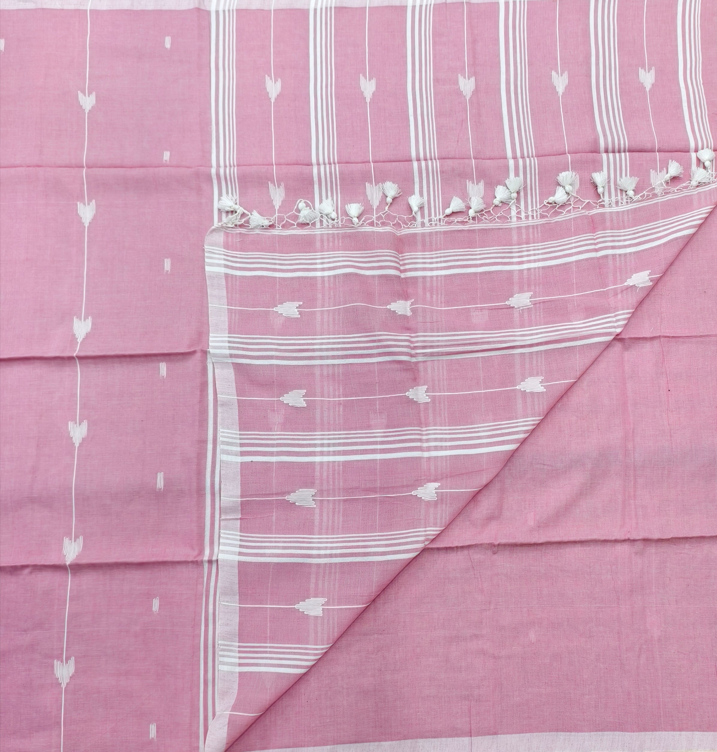 Cotton by cotton jamdani saree