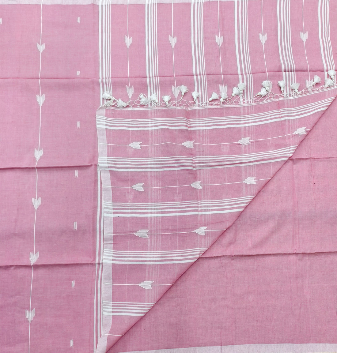 Cotton by cotton jamdani saree