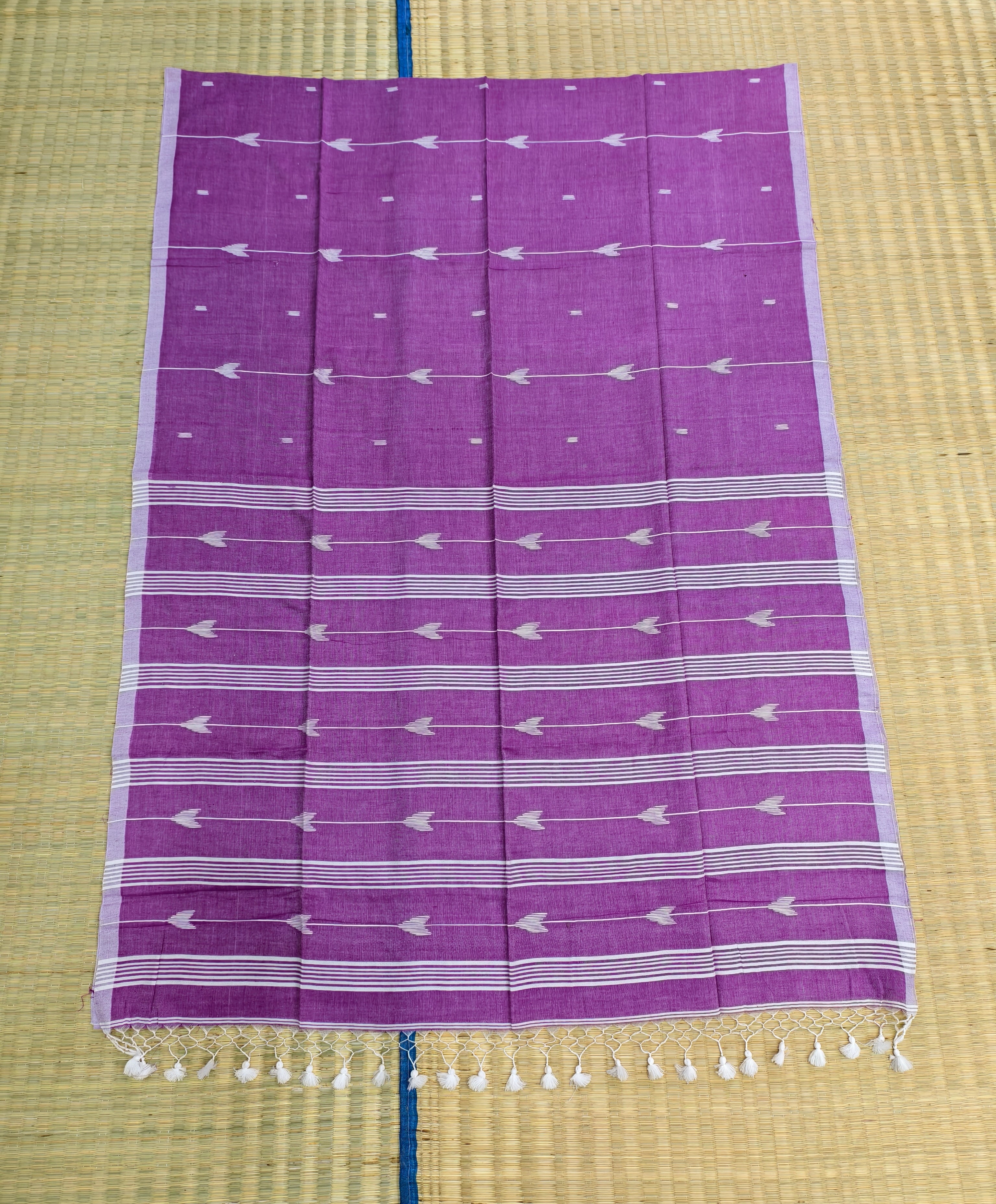 Cotton by cotton jamdani saree